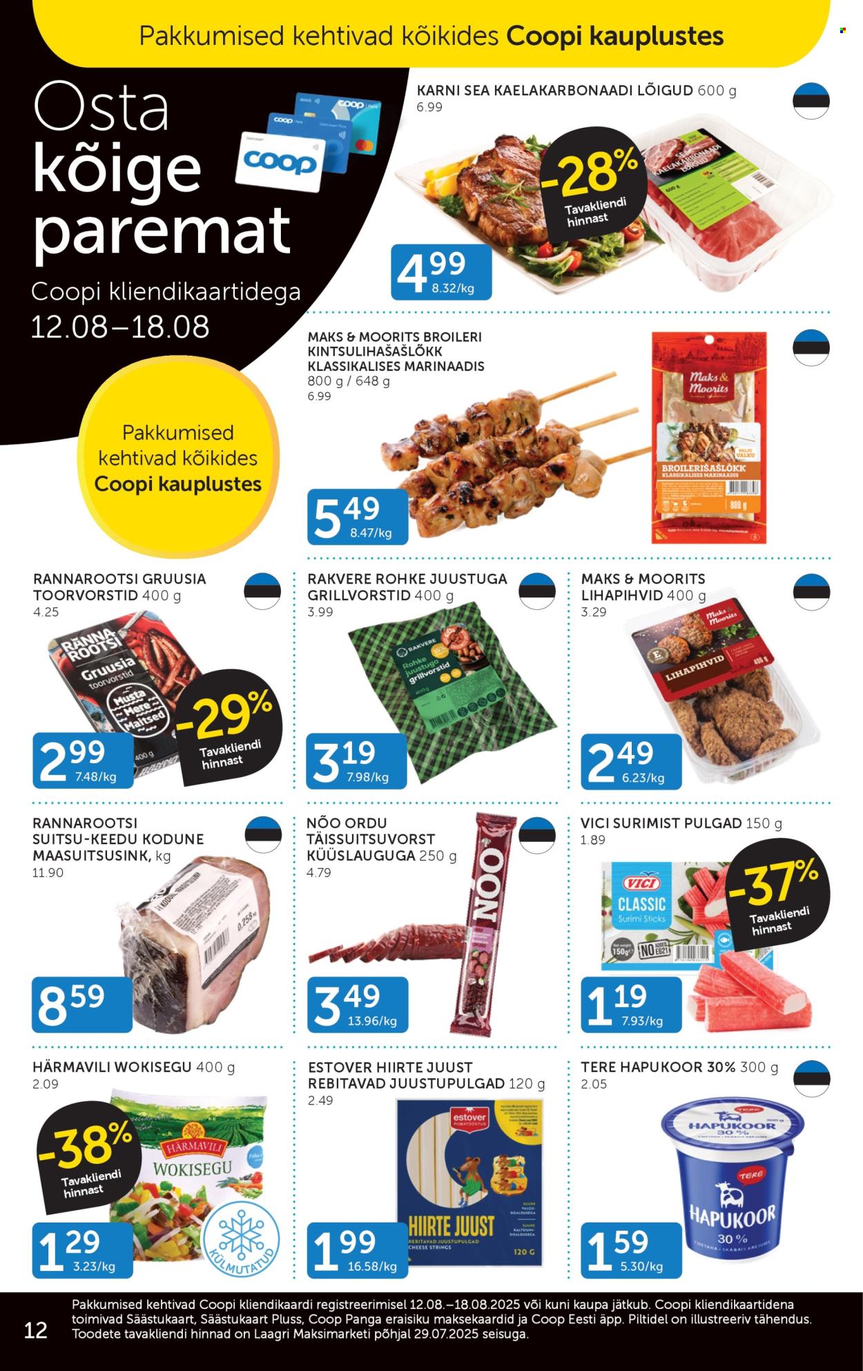 Coop kliendileht (12.08 - 18.08.2025)