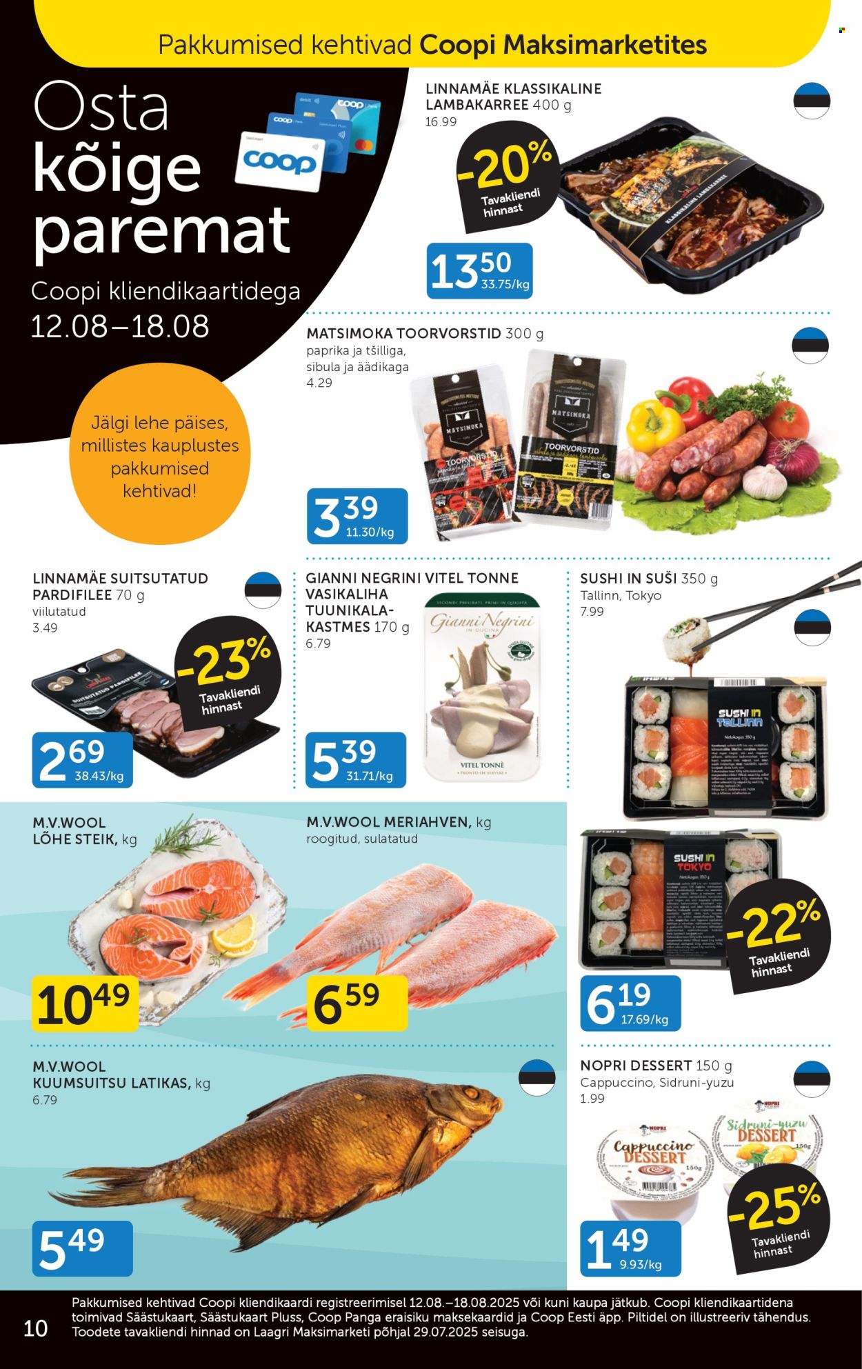 Coop kliendileht (12.08 - 18.08.2025)