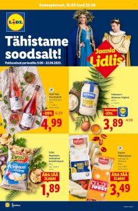 Lidl kliendileht - Jaanipäeva pakkumised (16.06 - 22.06.2025)