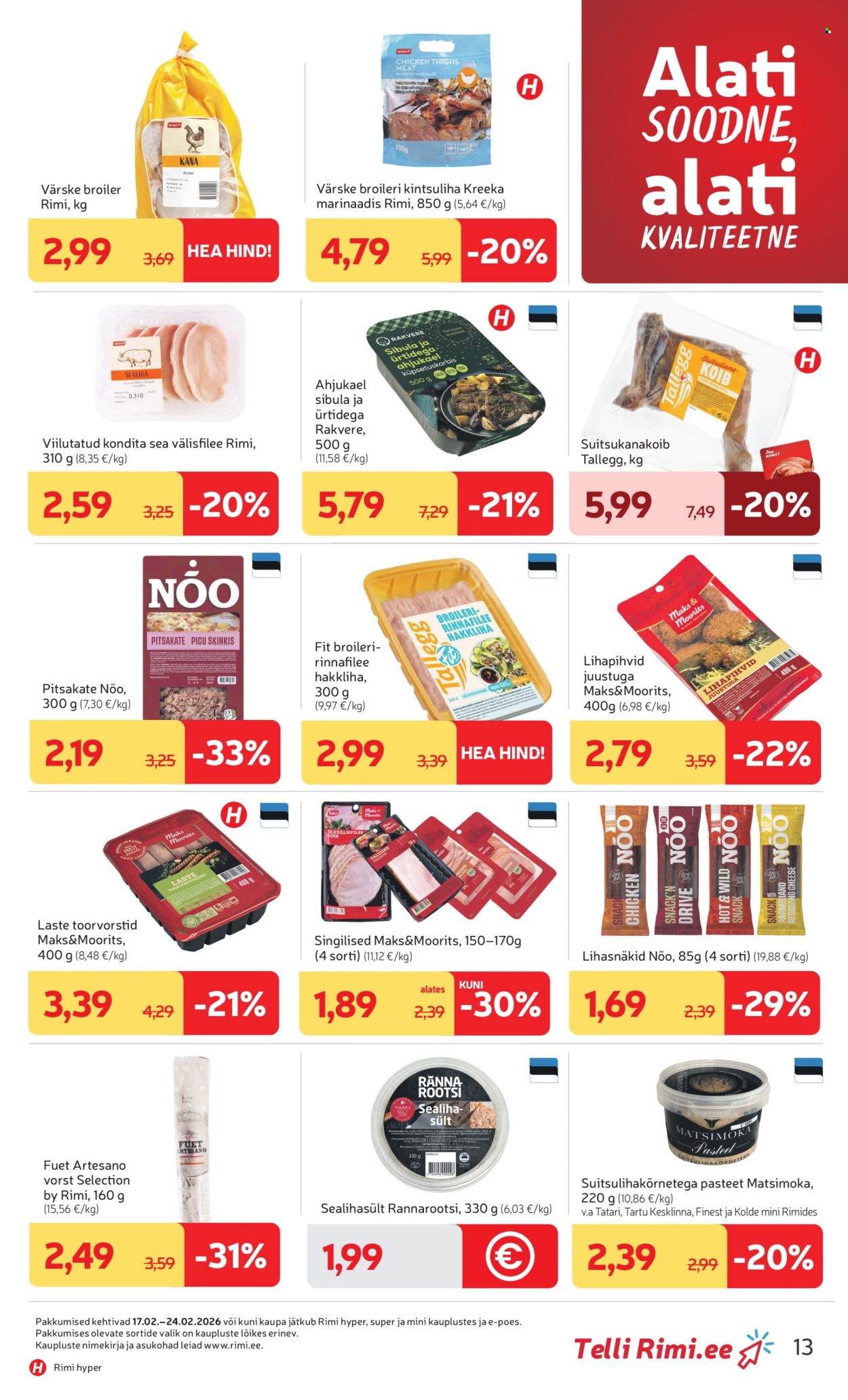 Rimi kliendileht - Kliendileht (17.02 - 23.02.2026)