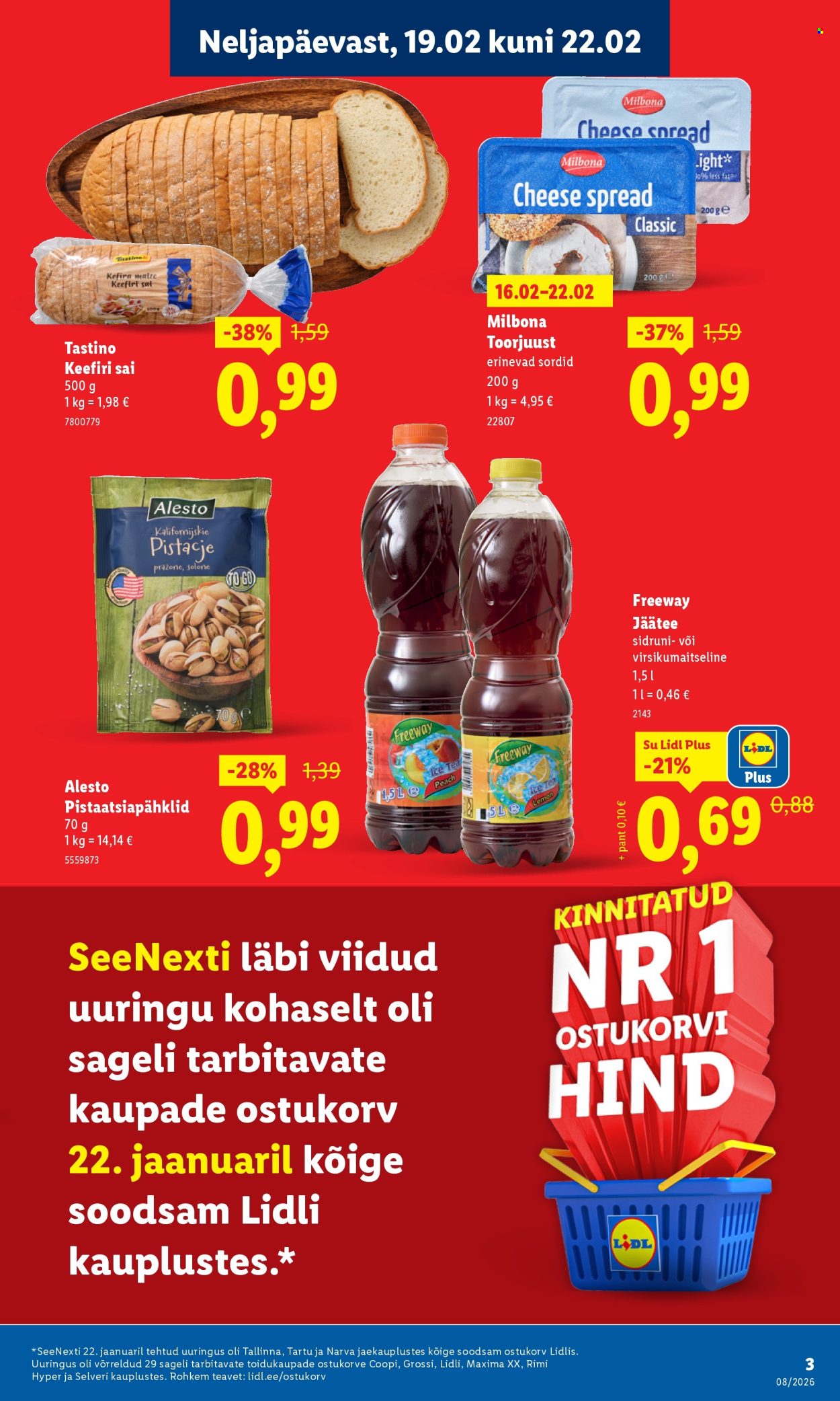 Lidl kliendileht - Allahindluste tormijooks (16.02 - 22.02.2026)