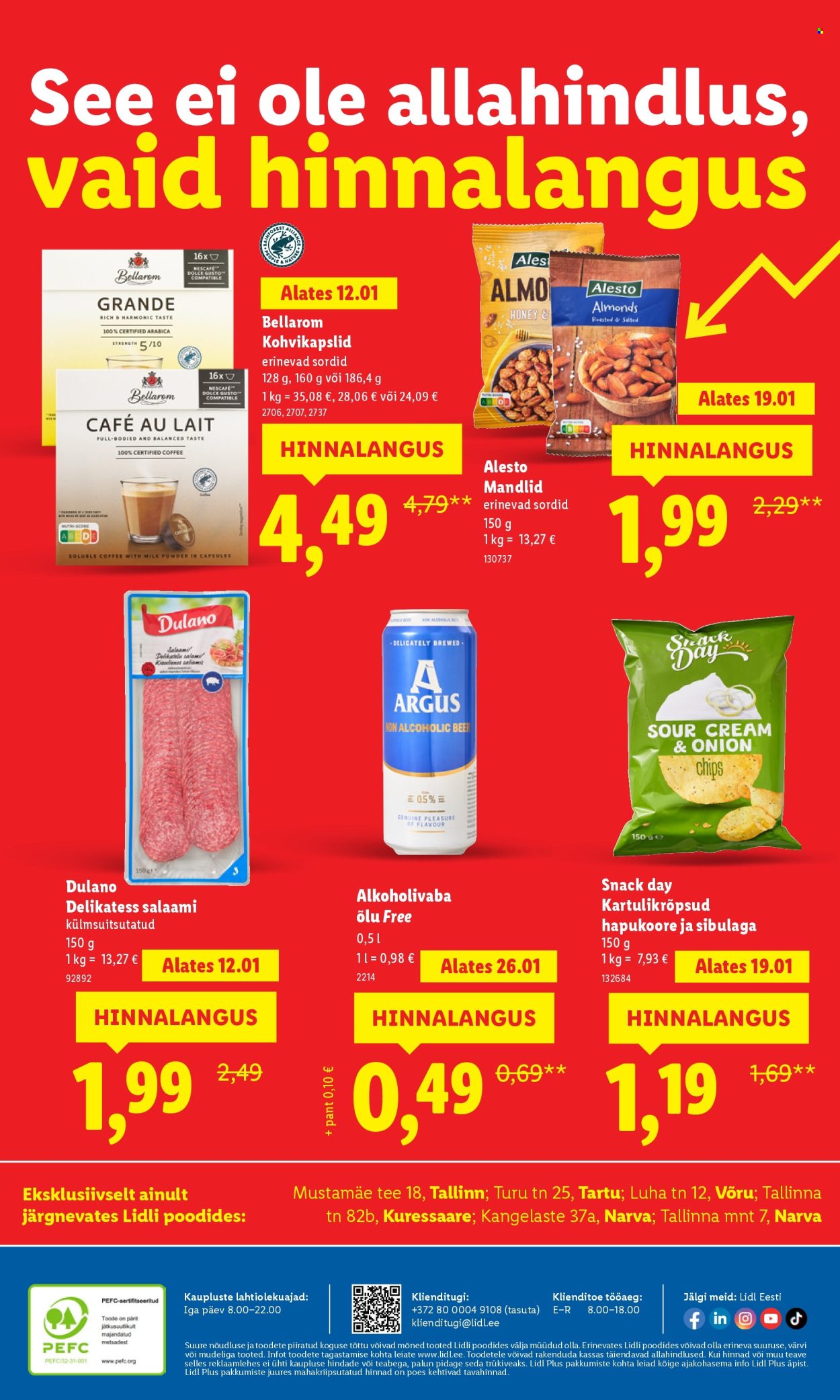 Lidl kliendileht - Allahindluste tormijooks (16.02 - 22.02.2026)