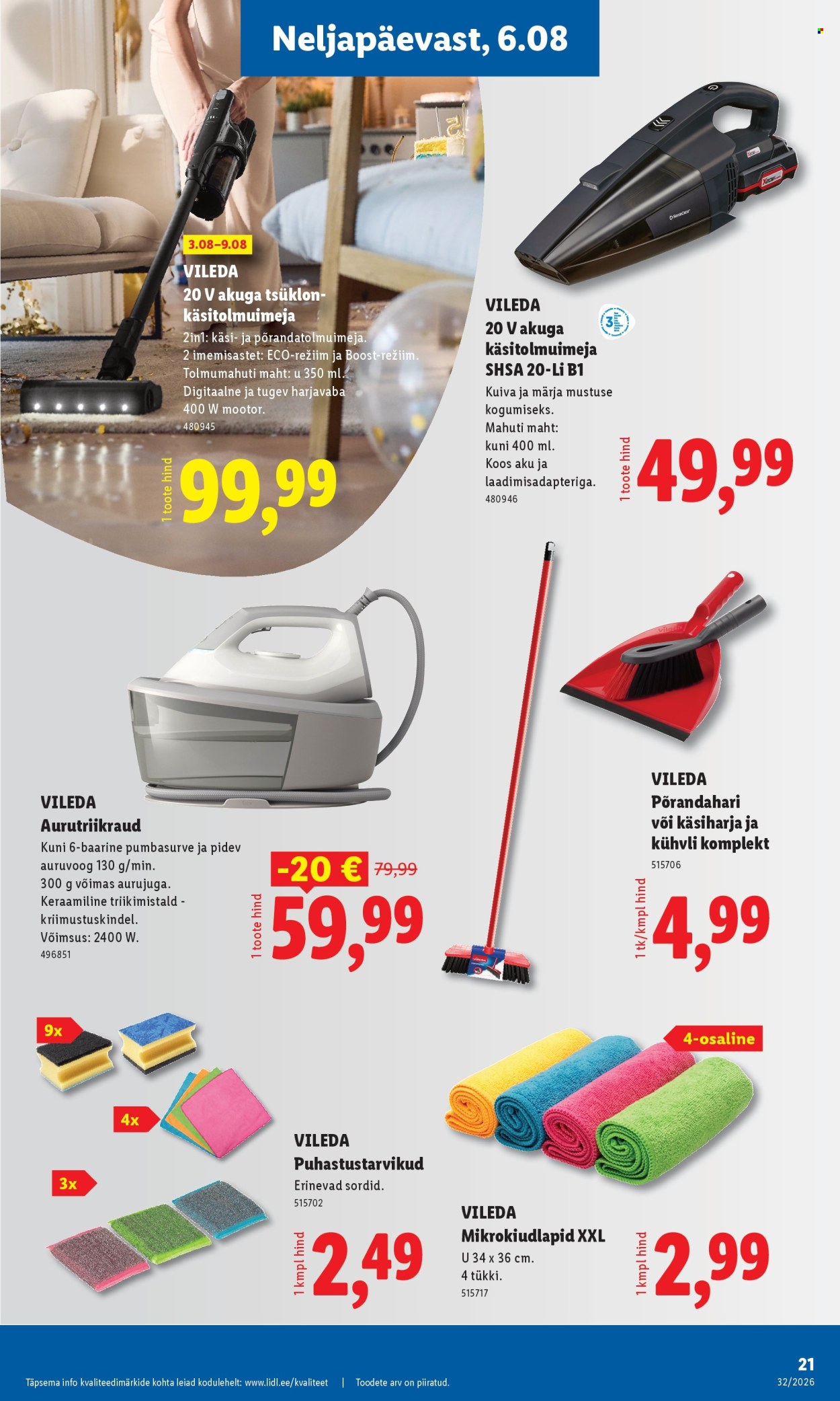 Lidl kliendileht (3.08 - 9.08.2026)
