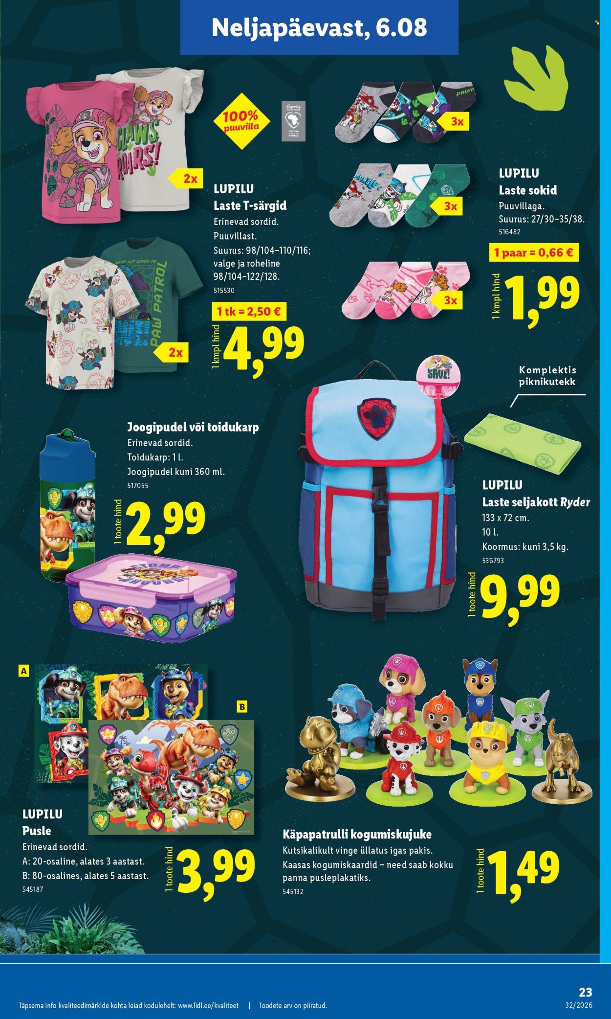 Lidl kliendileht (3.08 - 9.08.2026)