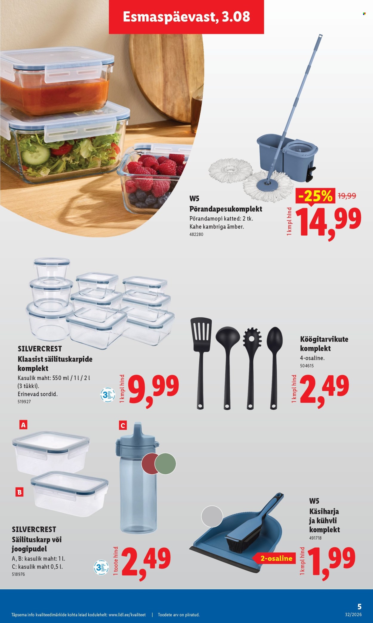 Lidl kliendileht (3.08 - 9.08.2026)