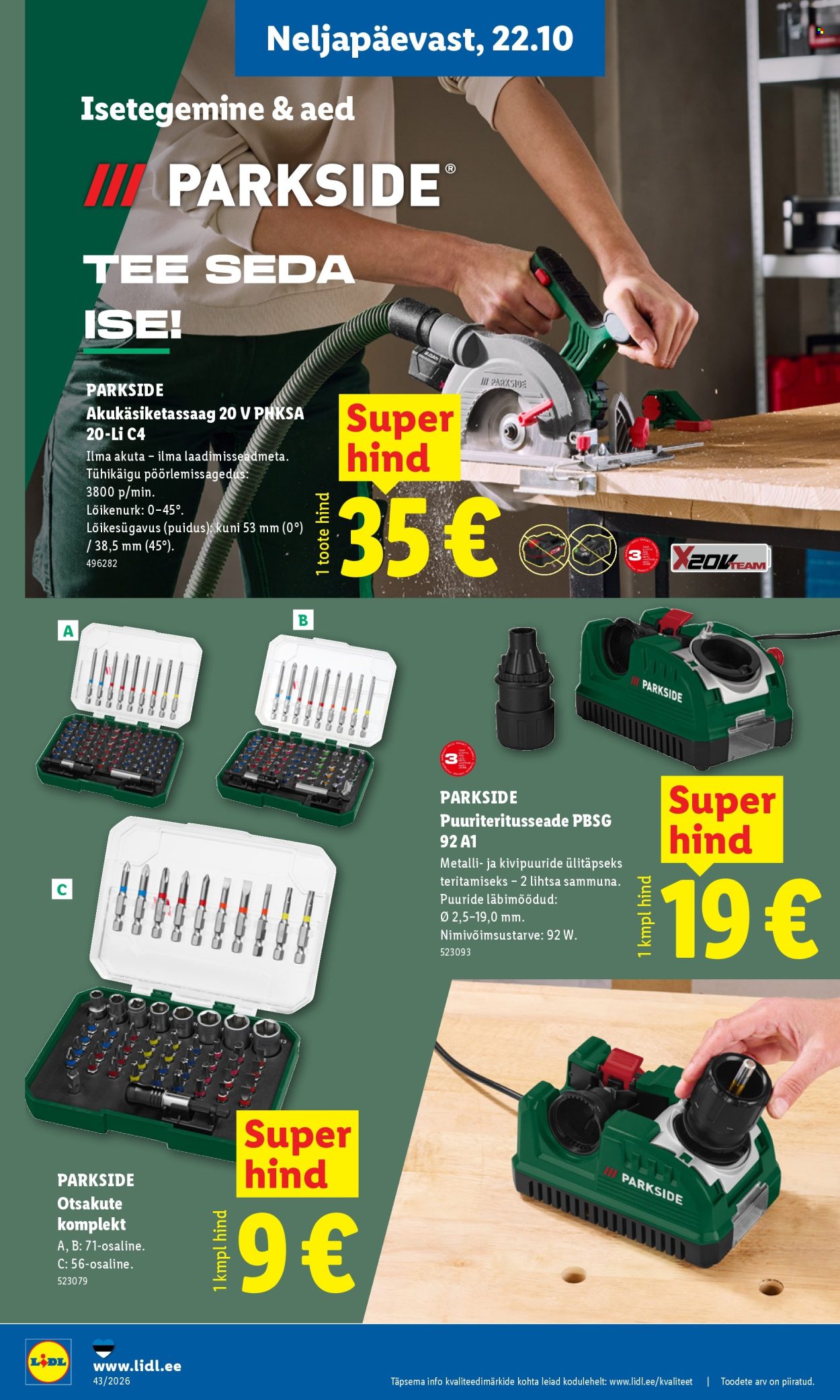 Lidl kliendileht (19.10 - 25.10.2026)