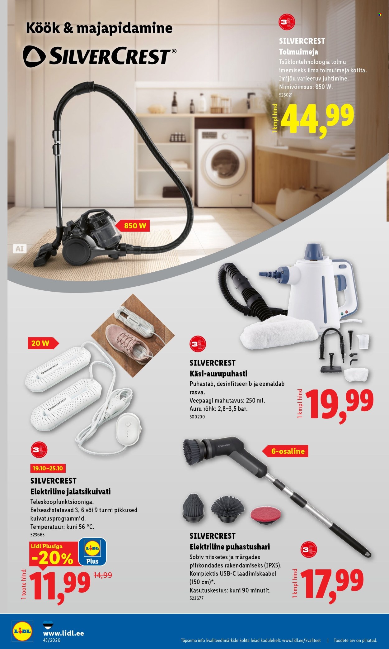 Lidl kliendileht (19.10 - 25.10.2026)