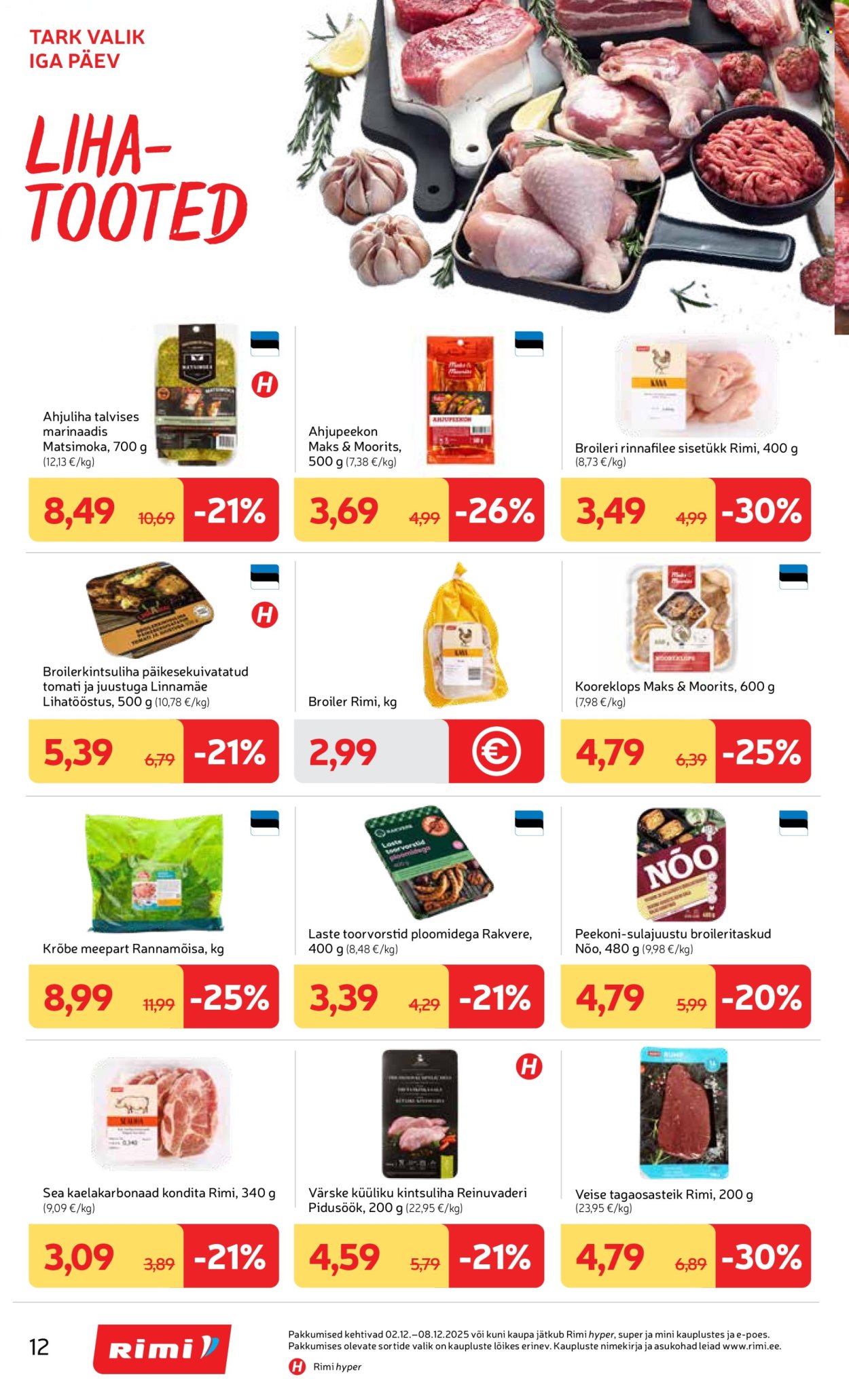 Rimi kliendileht - Kliendileht (2.12 - 8.12.2025)