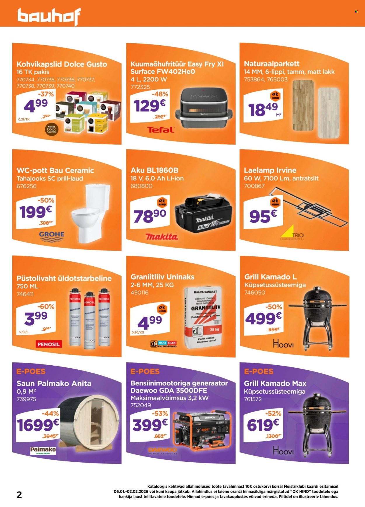 Bauhof kliendileht (6.01 - 2.02.2026)