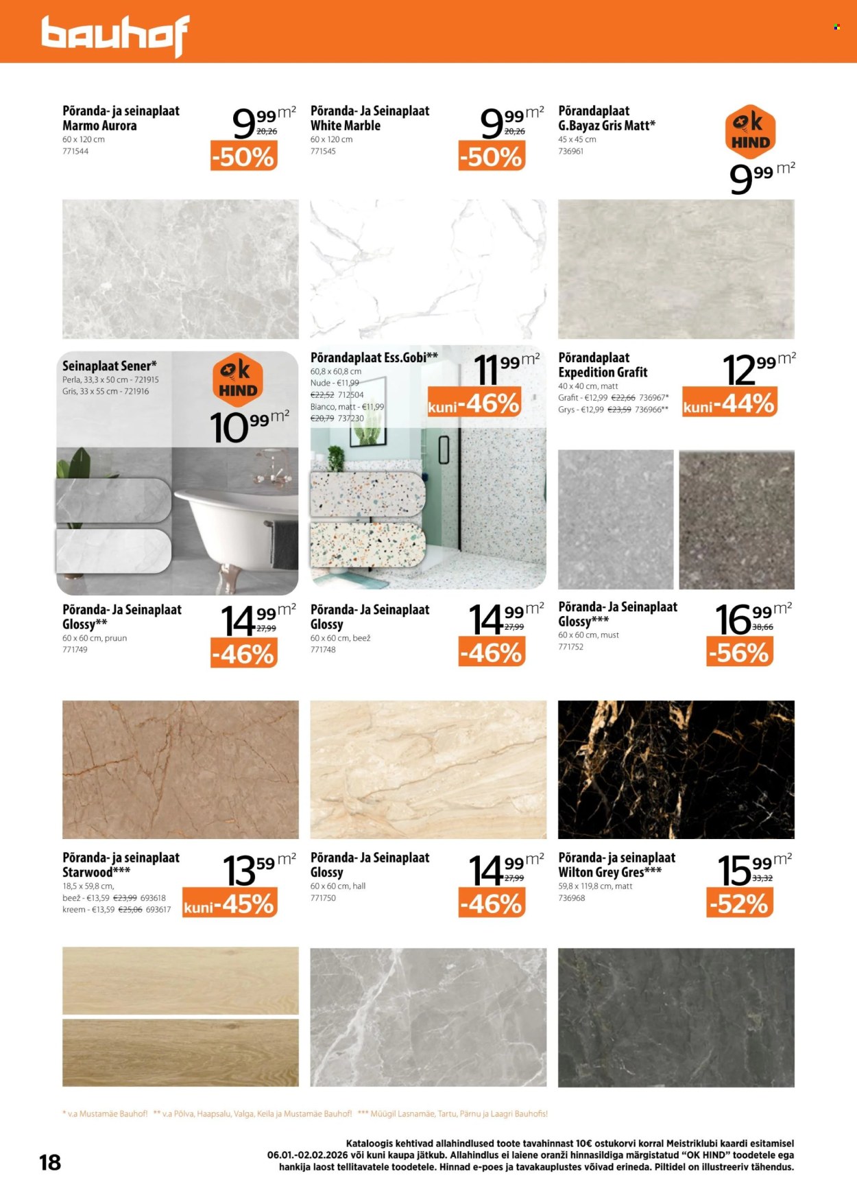 Bauhof kliendileht (6.01 - 2.02.2026)