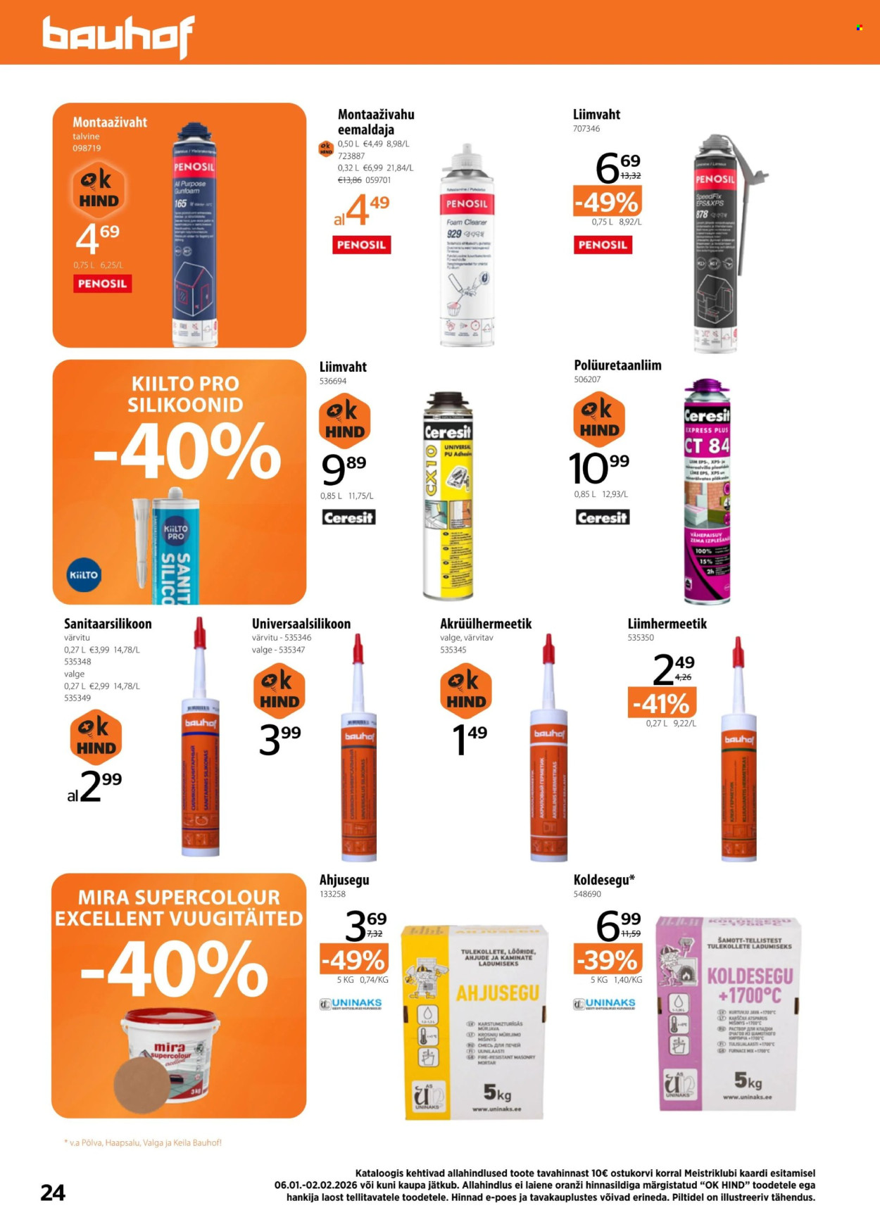 Bauhof kliendileht (6.01 - 2.02.2026)