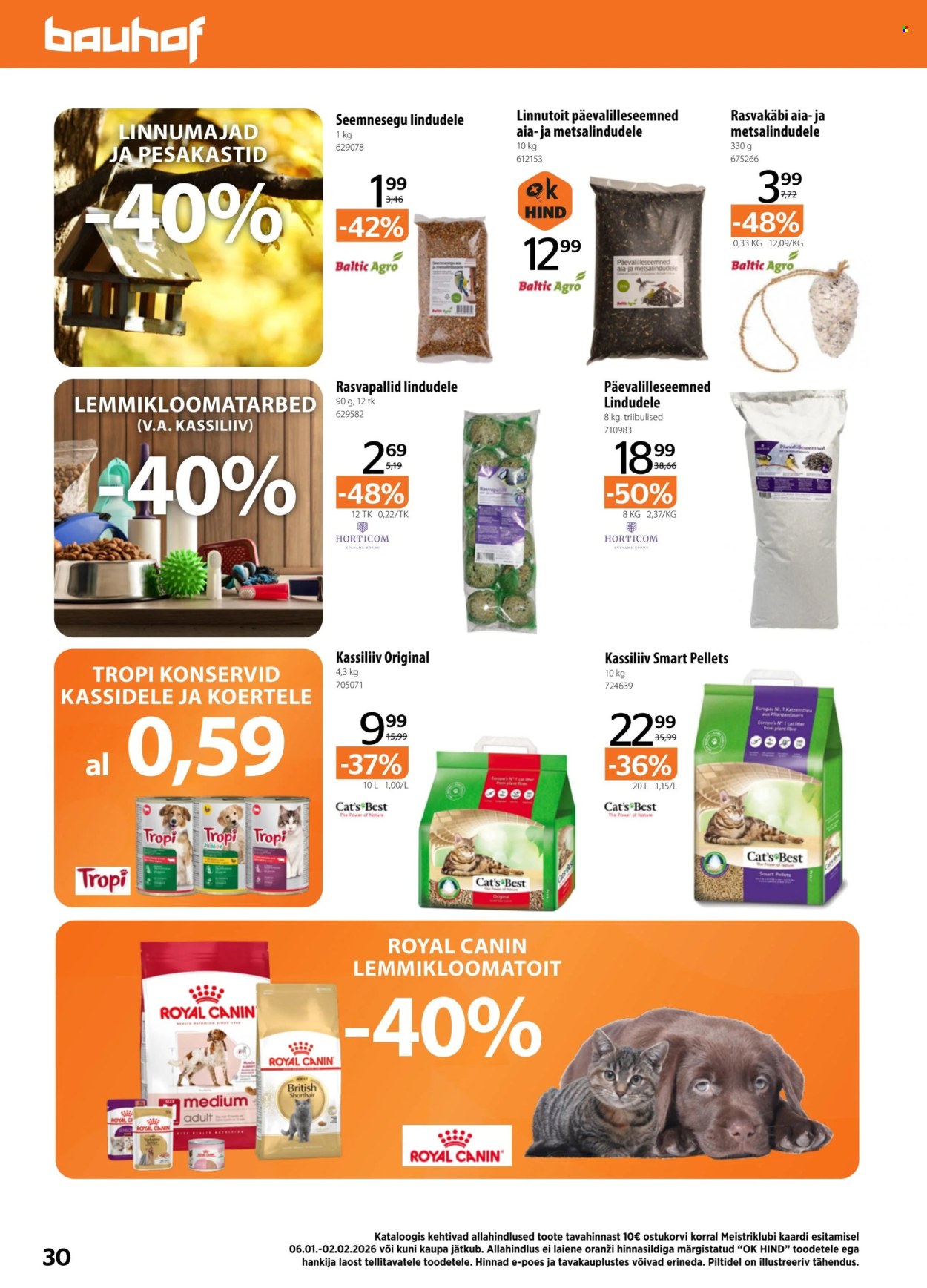 Bauhof kliendileht (6.01 - 2.02.2026)