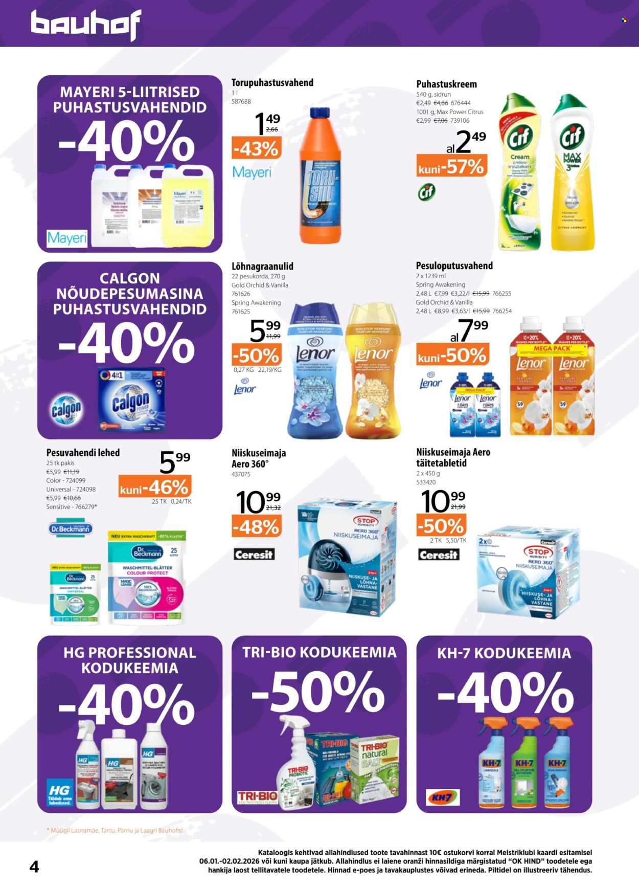 Bauhof kliendileht (6.01 - 2.02.2026)