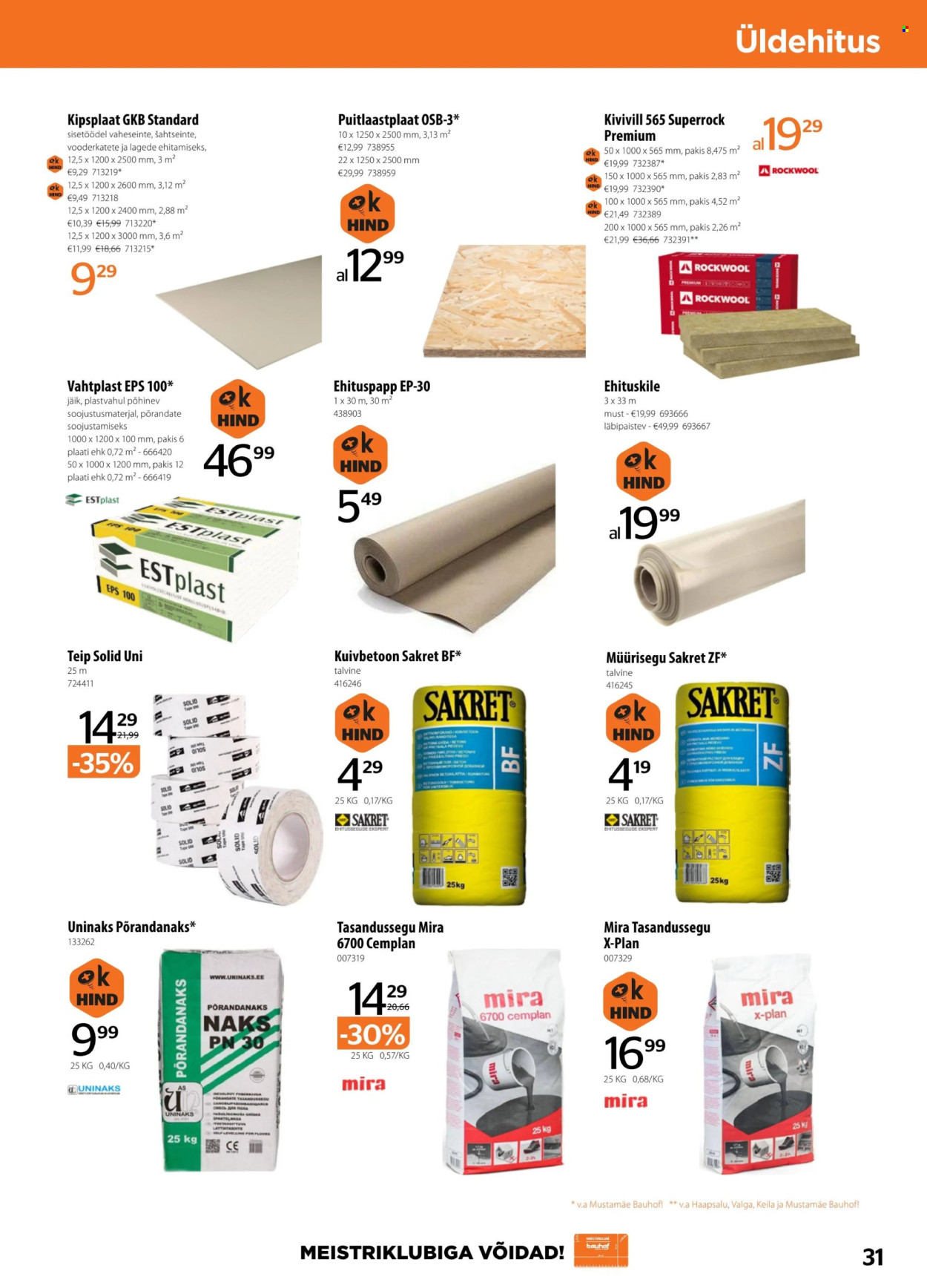 Bauhof kliendileht (6.01 - 2.02.2026)