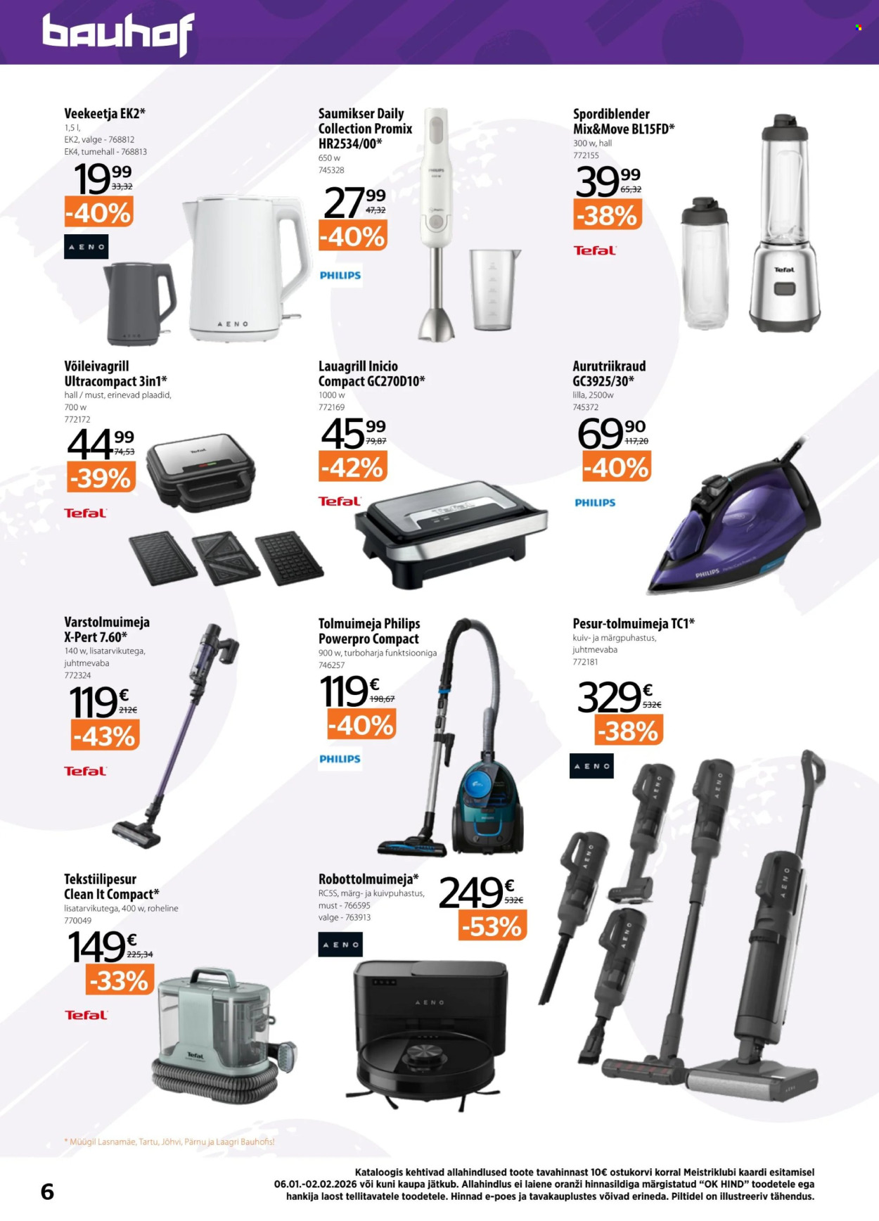 Bauhof kliendileht (6.01 - 2.02.2026)