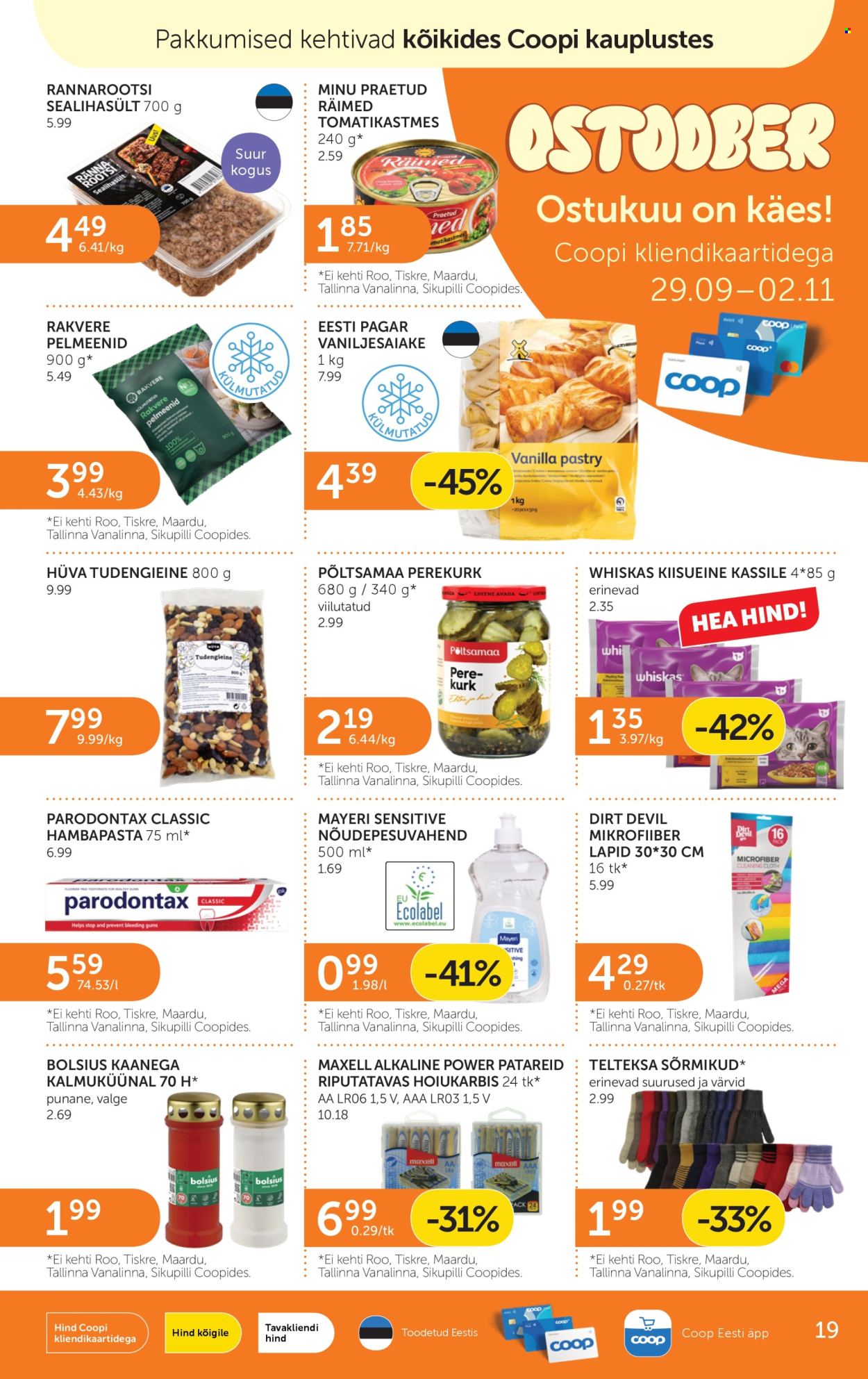 Coop kliendileht (29.09 - 5.10.2026)