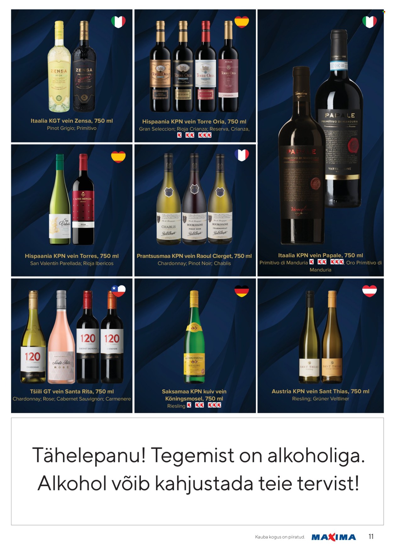 Maxima kliendileht - Joogikataloog (27.11.2025 - 7.01.2026)