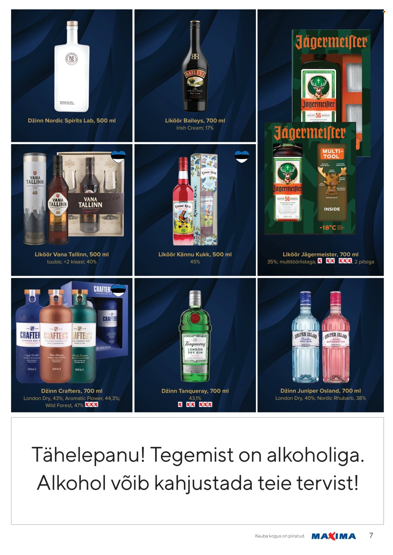 Maxima kliendileht - Joogikataloog (27.11.2025 - 7.01.2026)