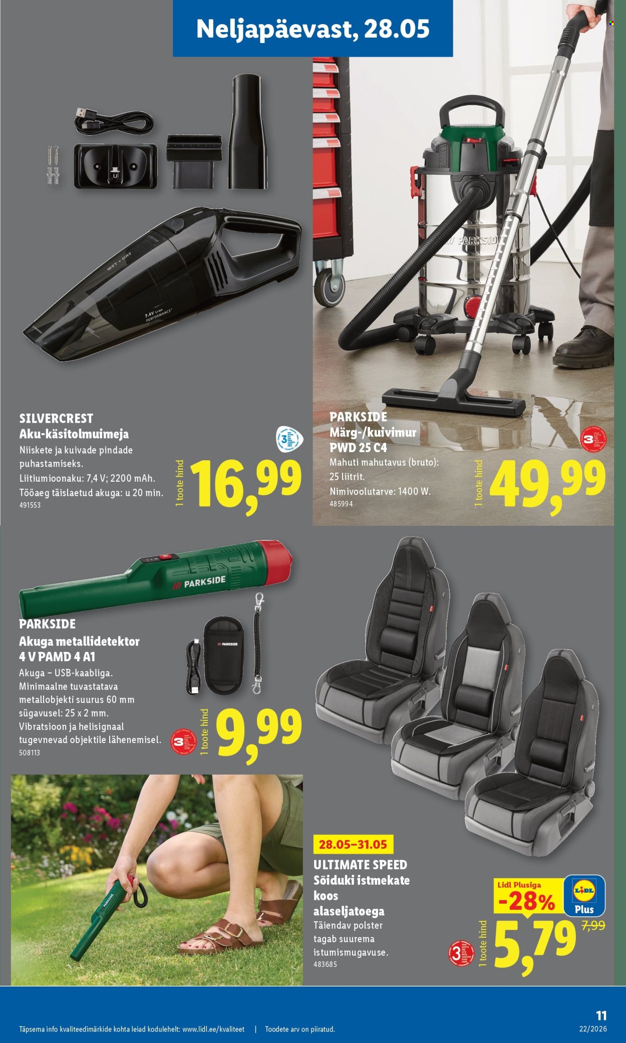 Lidl kliendileht - Tööstuskaupade pakkumised (25.05 - 31.05.2026)