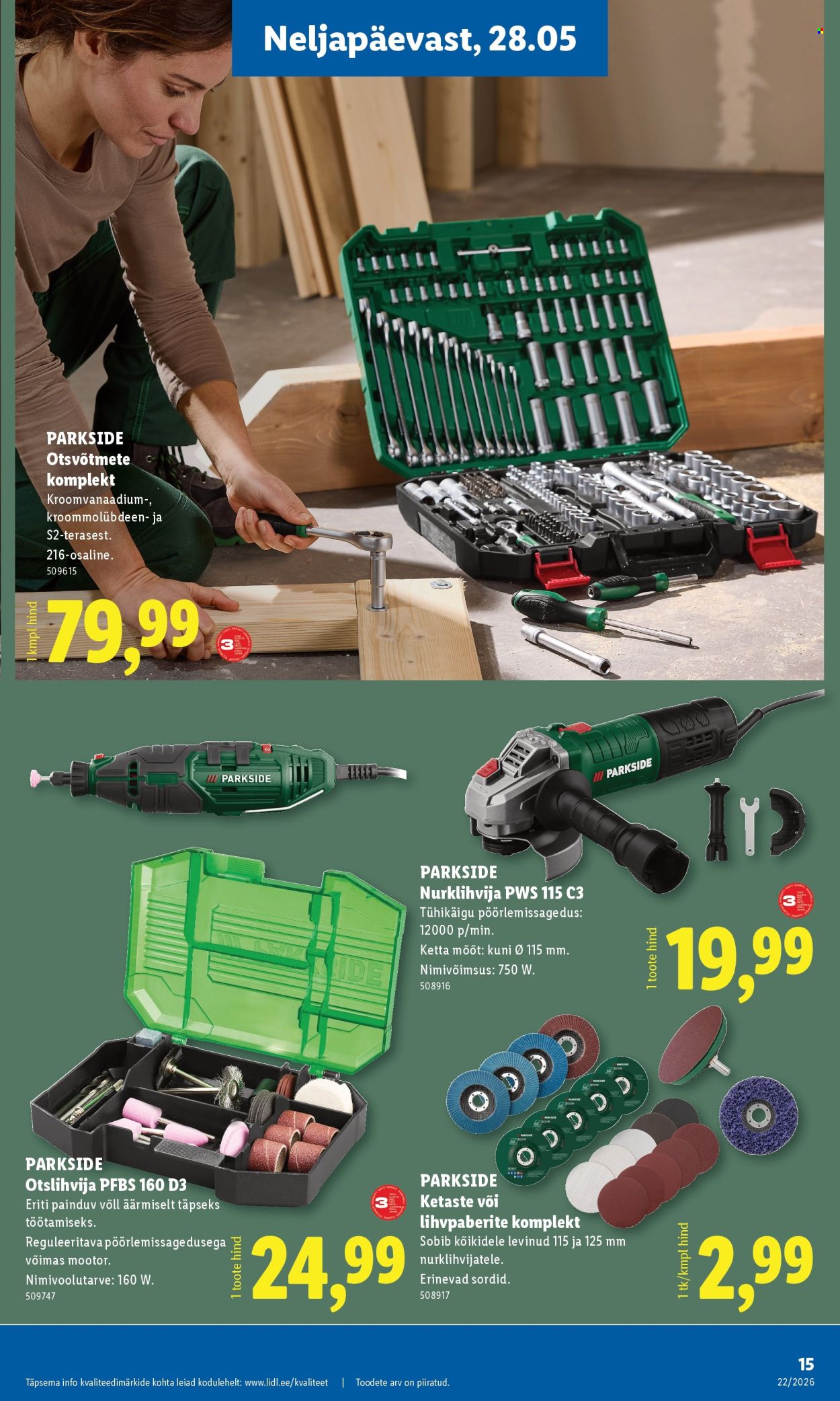 Lidl kliendileht - Tööstuskaupade pakkumised (25.05 - 31.05.2026)