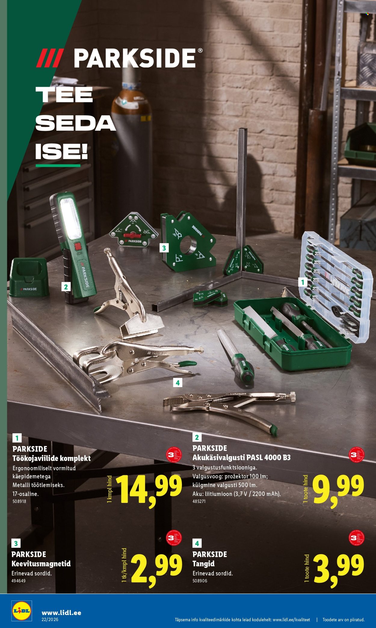 Lidl kliendileht - Tööstuskaupade pakkumised (25.05 - 31.05.2026)