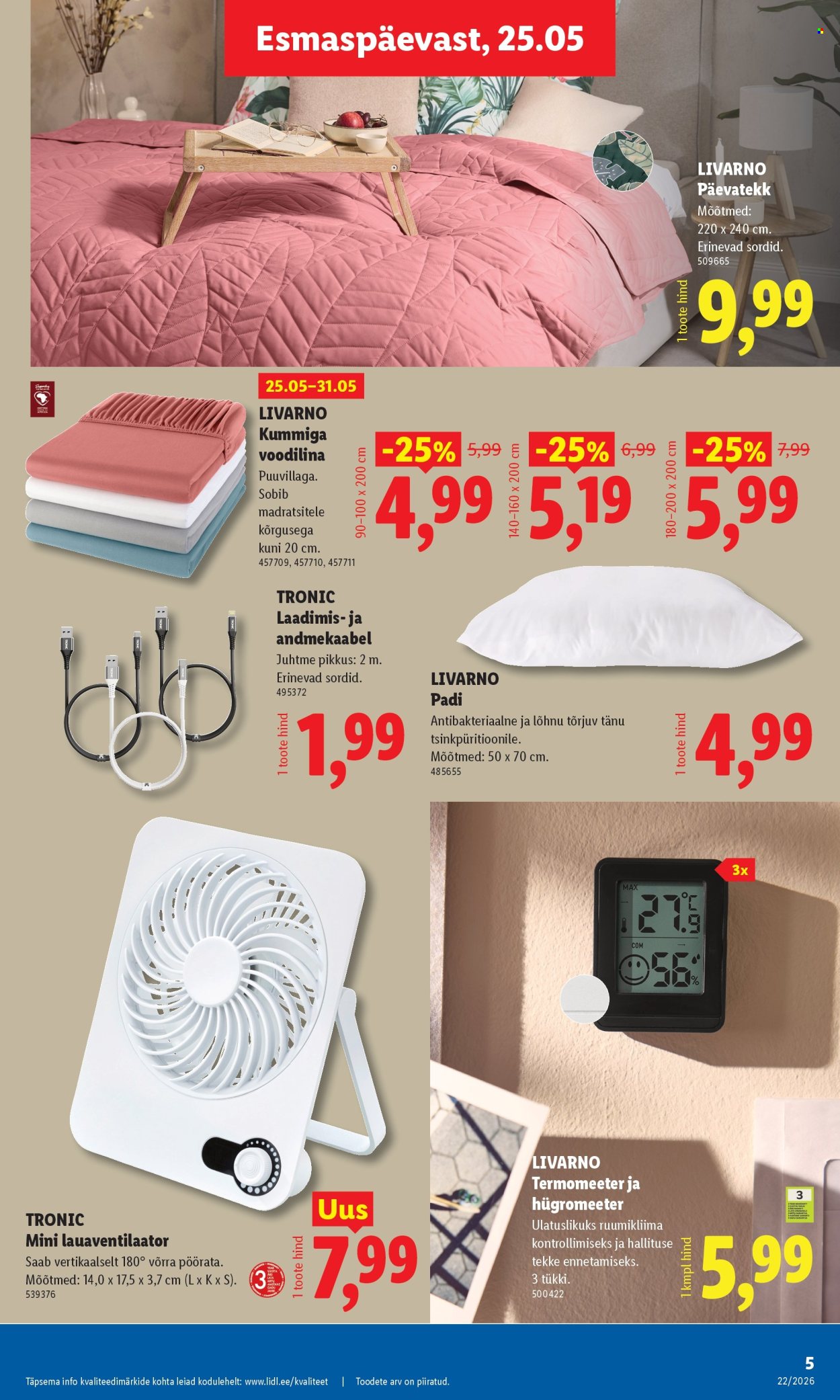 Lidl kliendileht - Tööstuskaupade pakkumised (25.05 - 31.05.2026)
