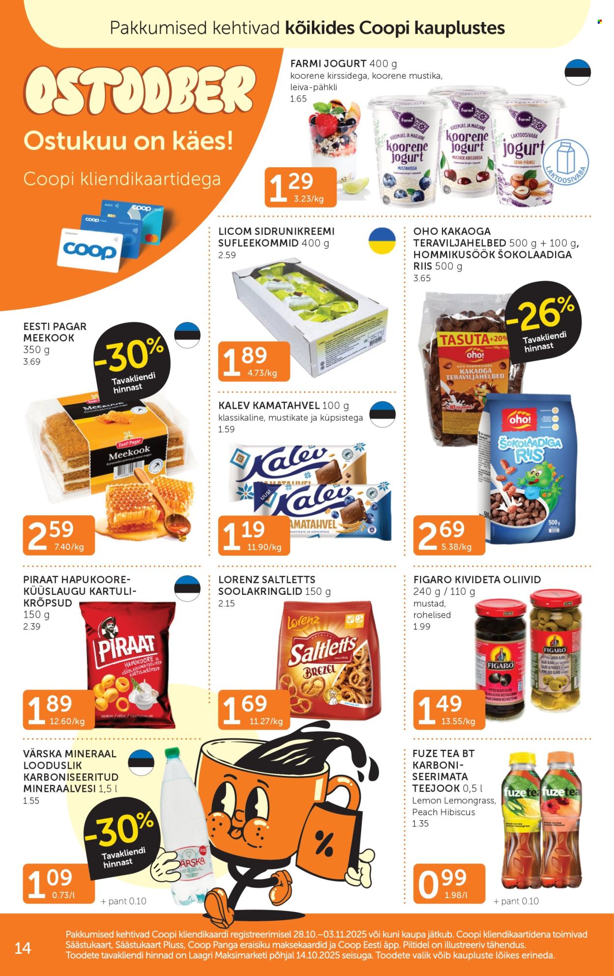 Coop kliendileht (28.10 - 3.11.2025)