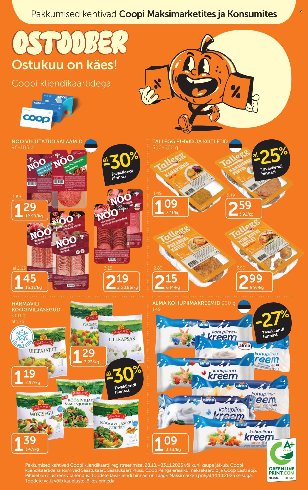Coop kliendileht (28.10 - 3.11.2025)
