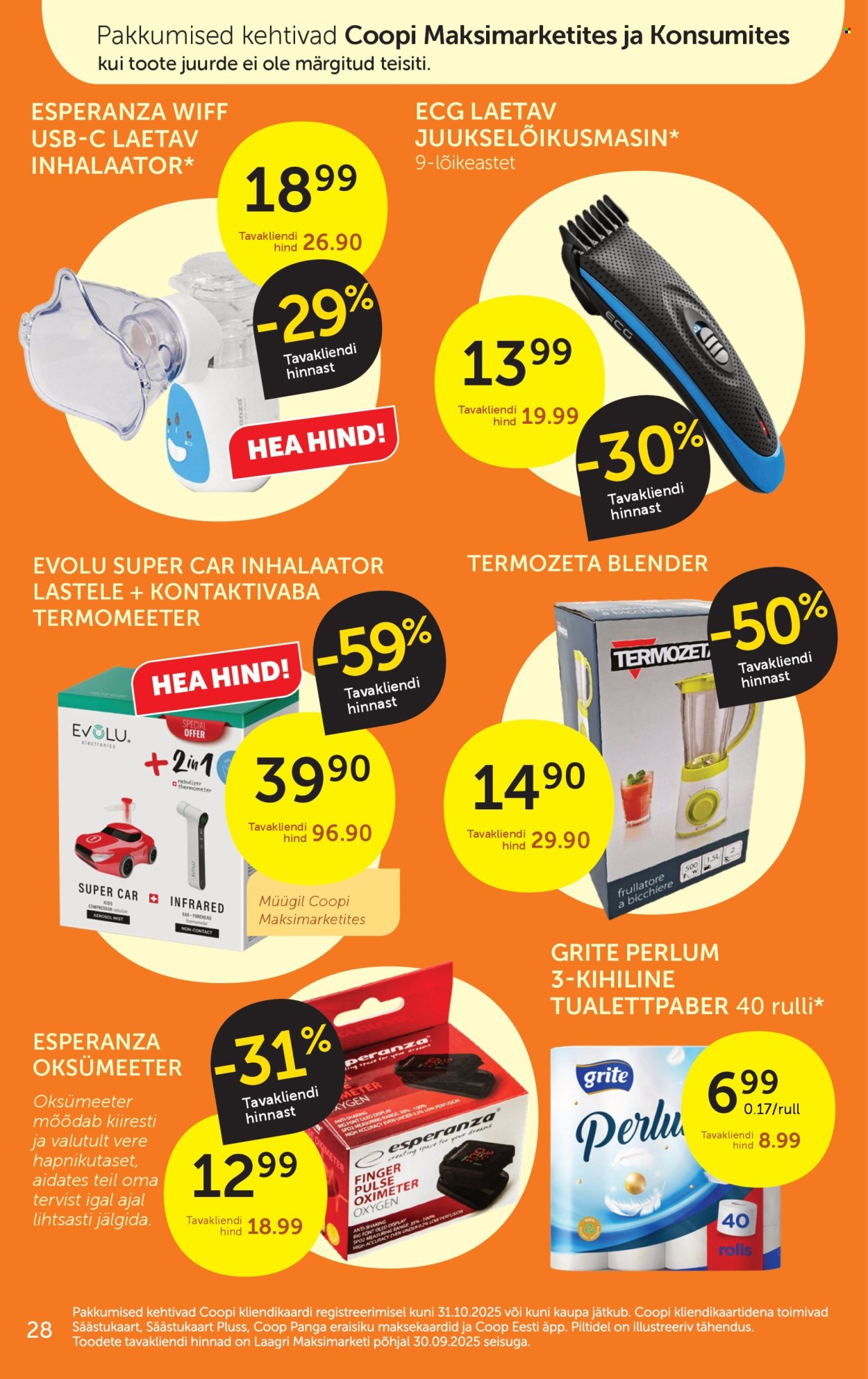Coop kliendileht (28.10 - 3.11.2025)