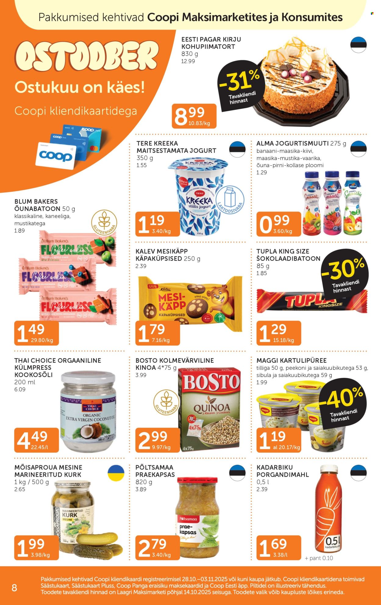 Coop kliendileht (28.10 - 3.11.2025)