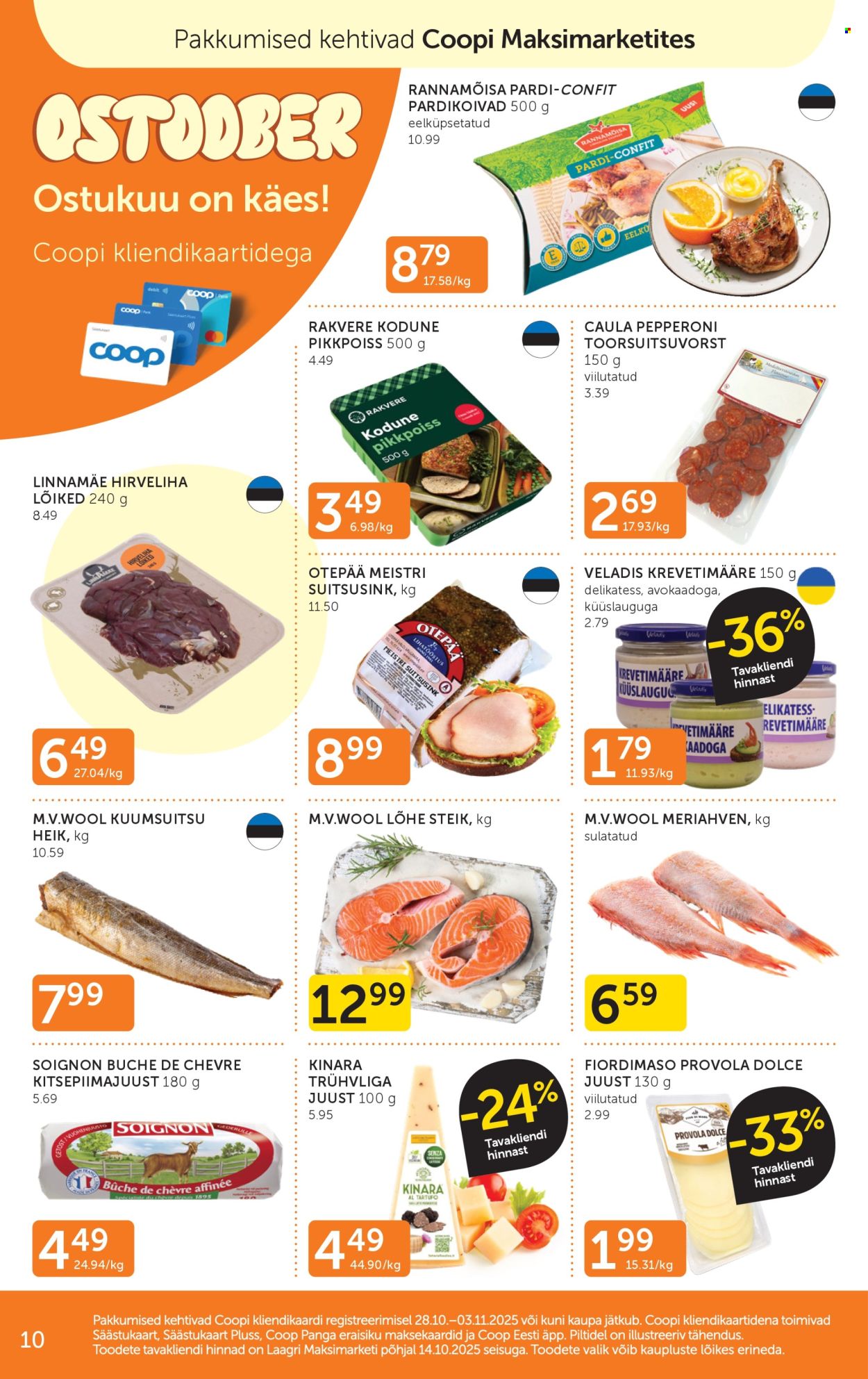 Coop kliendileht (28.10 - 3.11.2025)