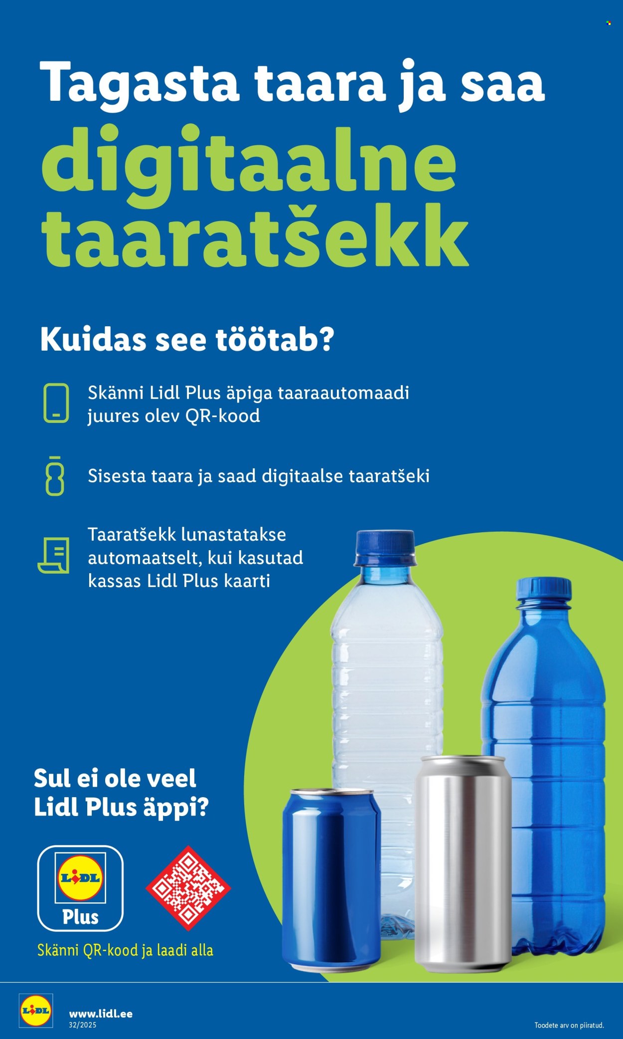 Lidl kliendileht - Nädalalõpu pakkumised (7.08 - 10.08.2025)