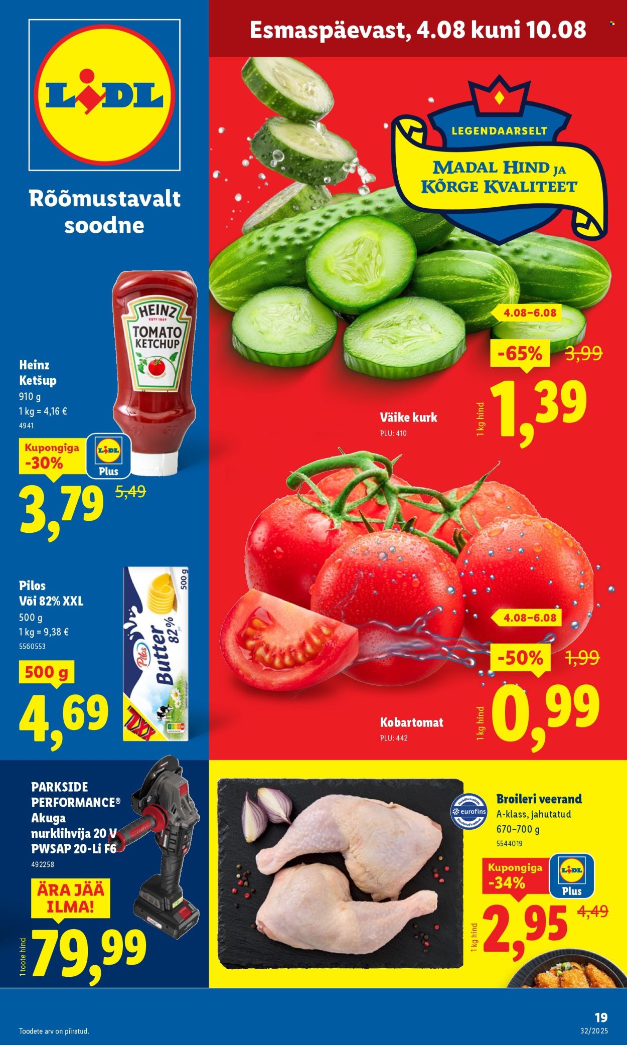 Lidl kliendileht - Nädalalõpu pakkumised (7.08 - 10.08.2025)