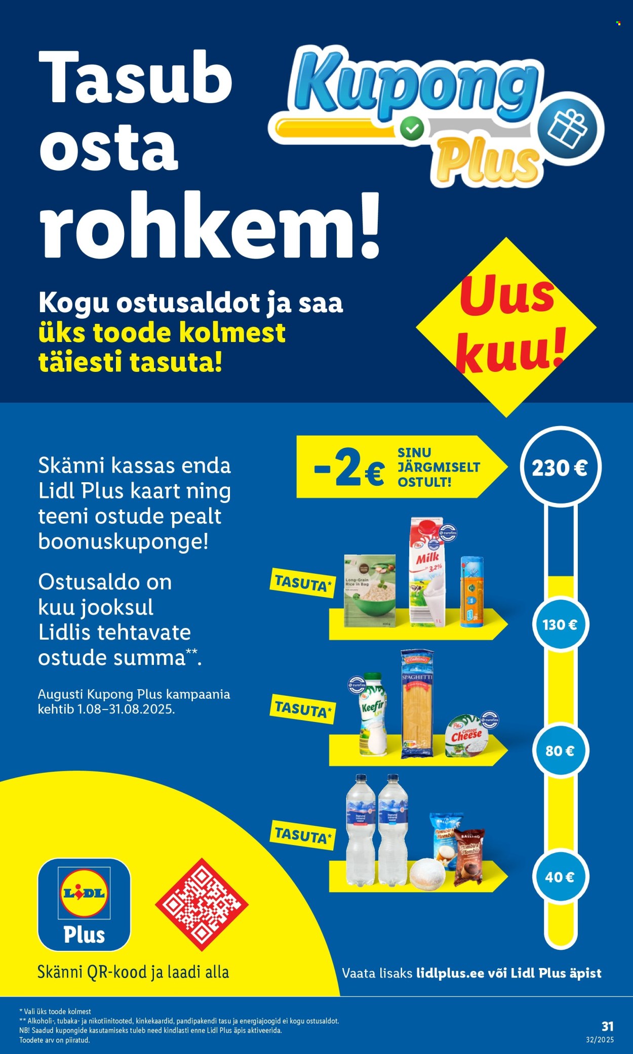 Lidl kliendileht - Nädalalõpu pakkumised (7.08 - 10.08.2025)