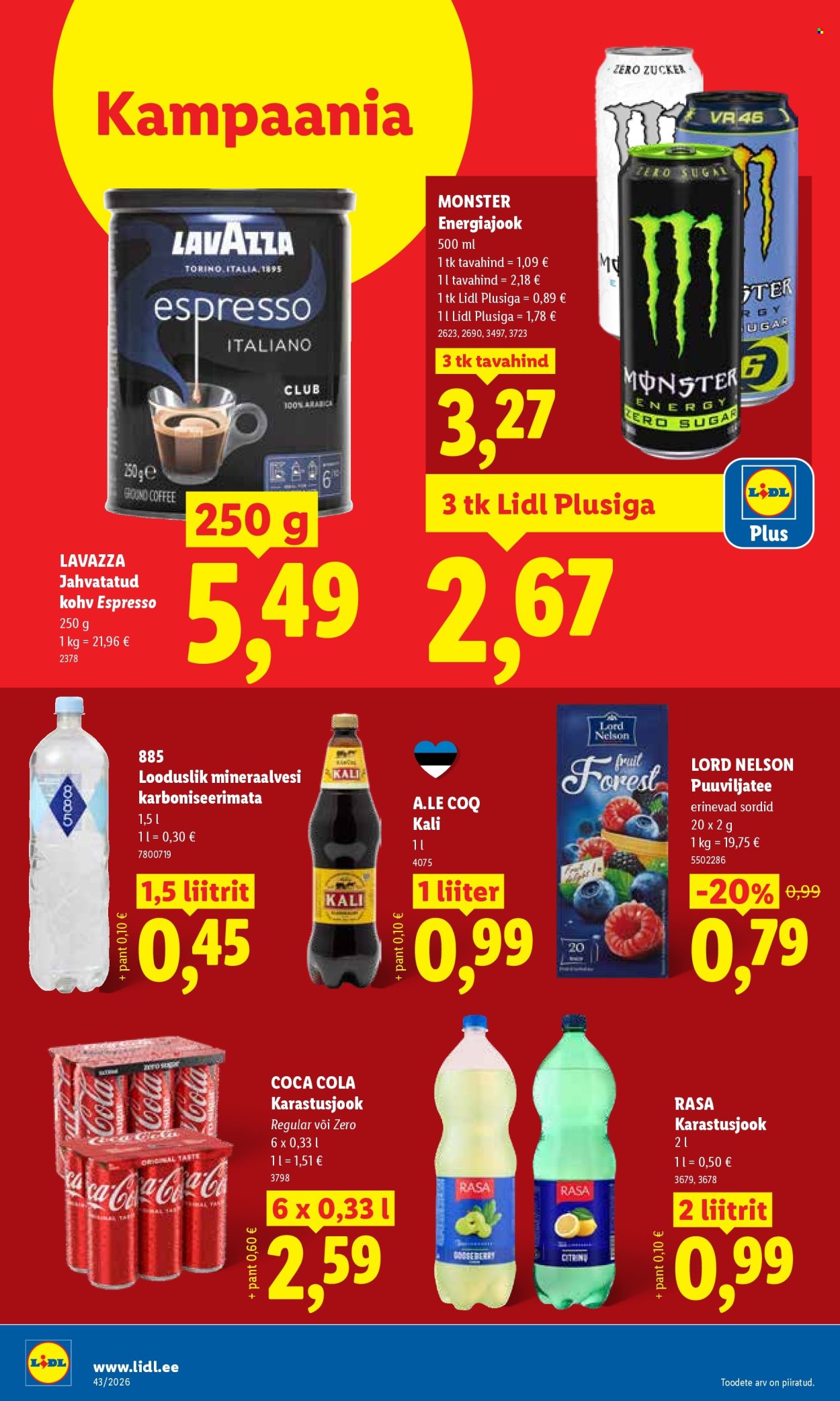 Lidl kliendileht (19.10 - 25.10.2026)