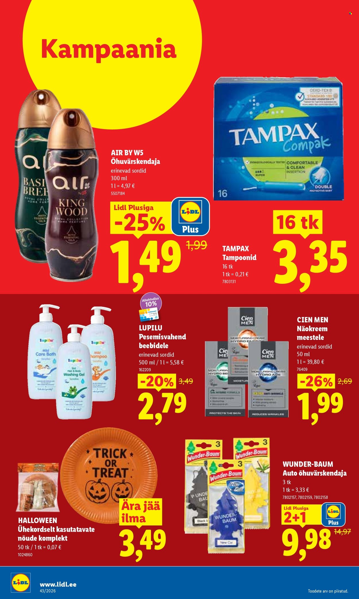 Lidl kliendileht (19.10 - 25.10.2026)