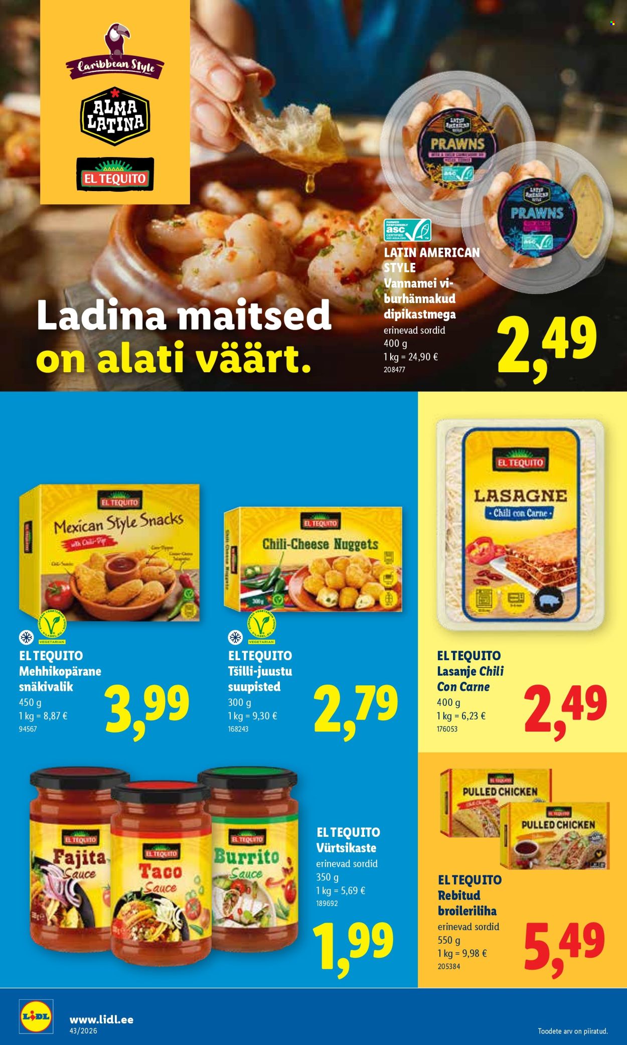 Lidl kliendileht (19.10 - 25.10.2026)