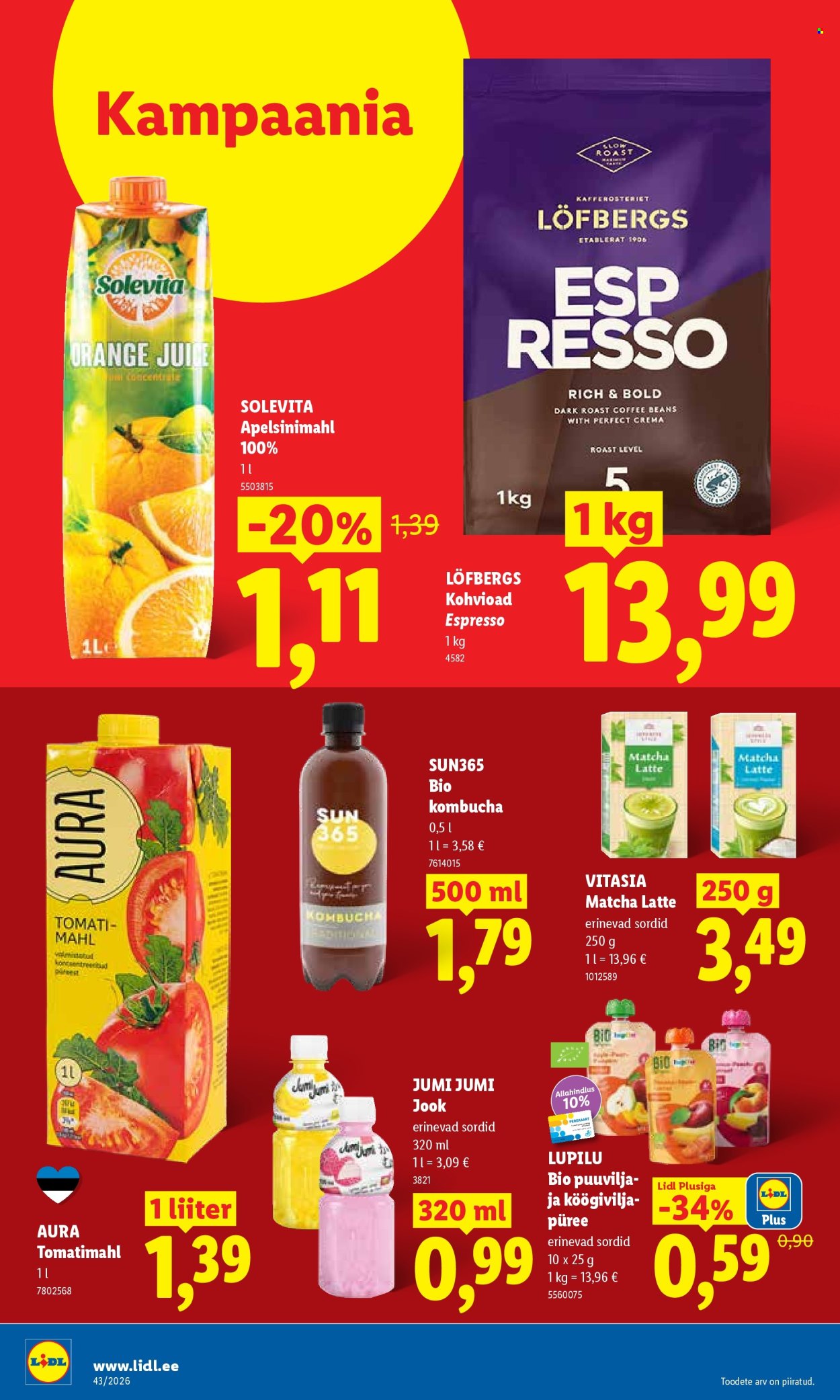 Lidl kliendileht (19.10 - 25.10.2026)
