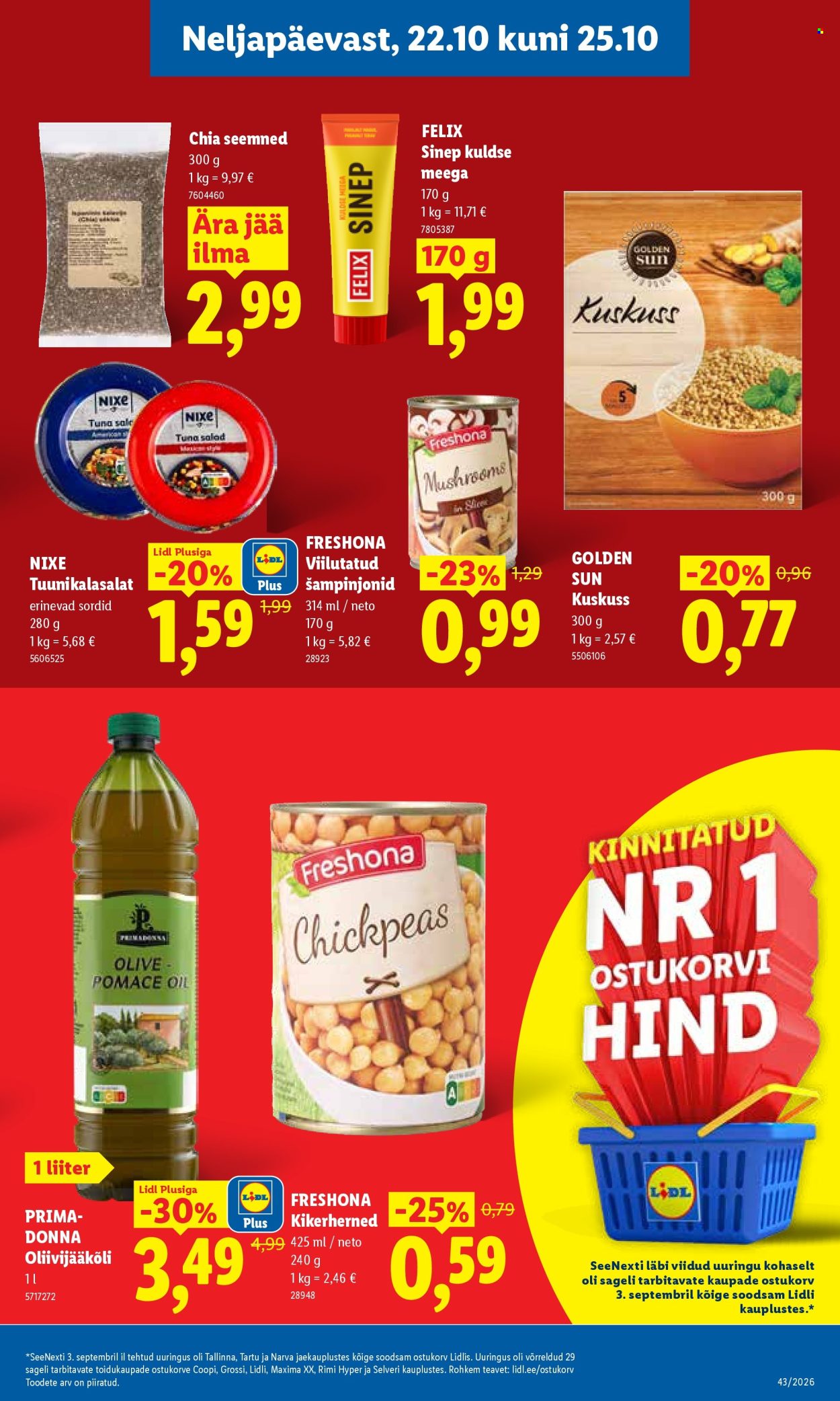 Lidl kliendileht (19.10 - 25.10.2026)