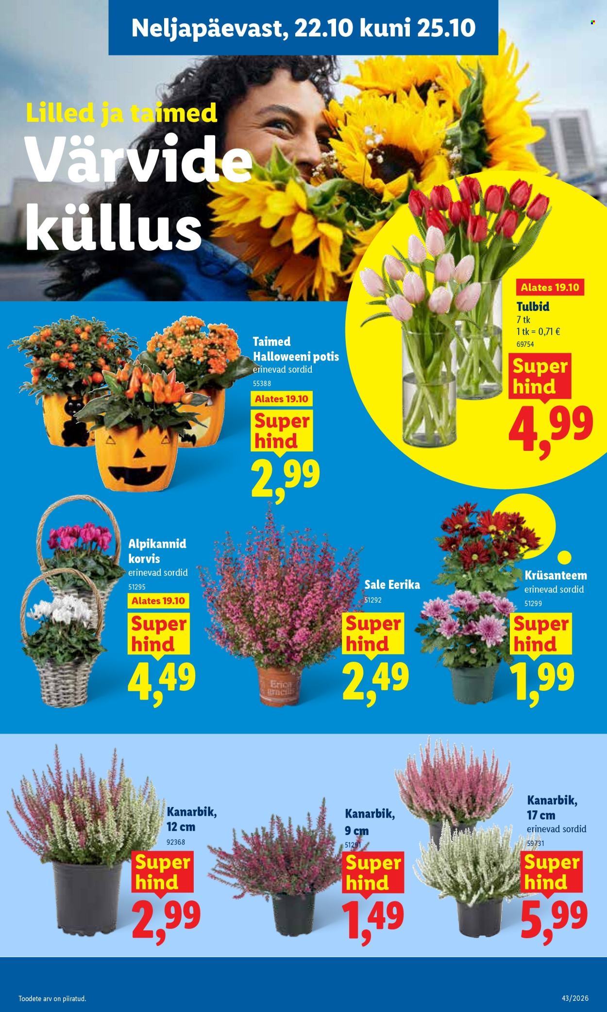 Lidl kliendileht (19.10 - 25.10.2026)