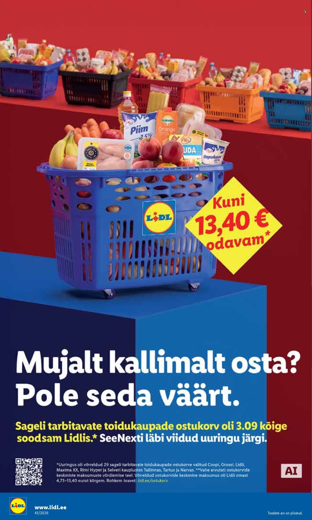 Lidl kliendileht (19.10 - 25.10.2026)