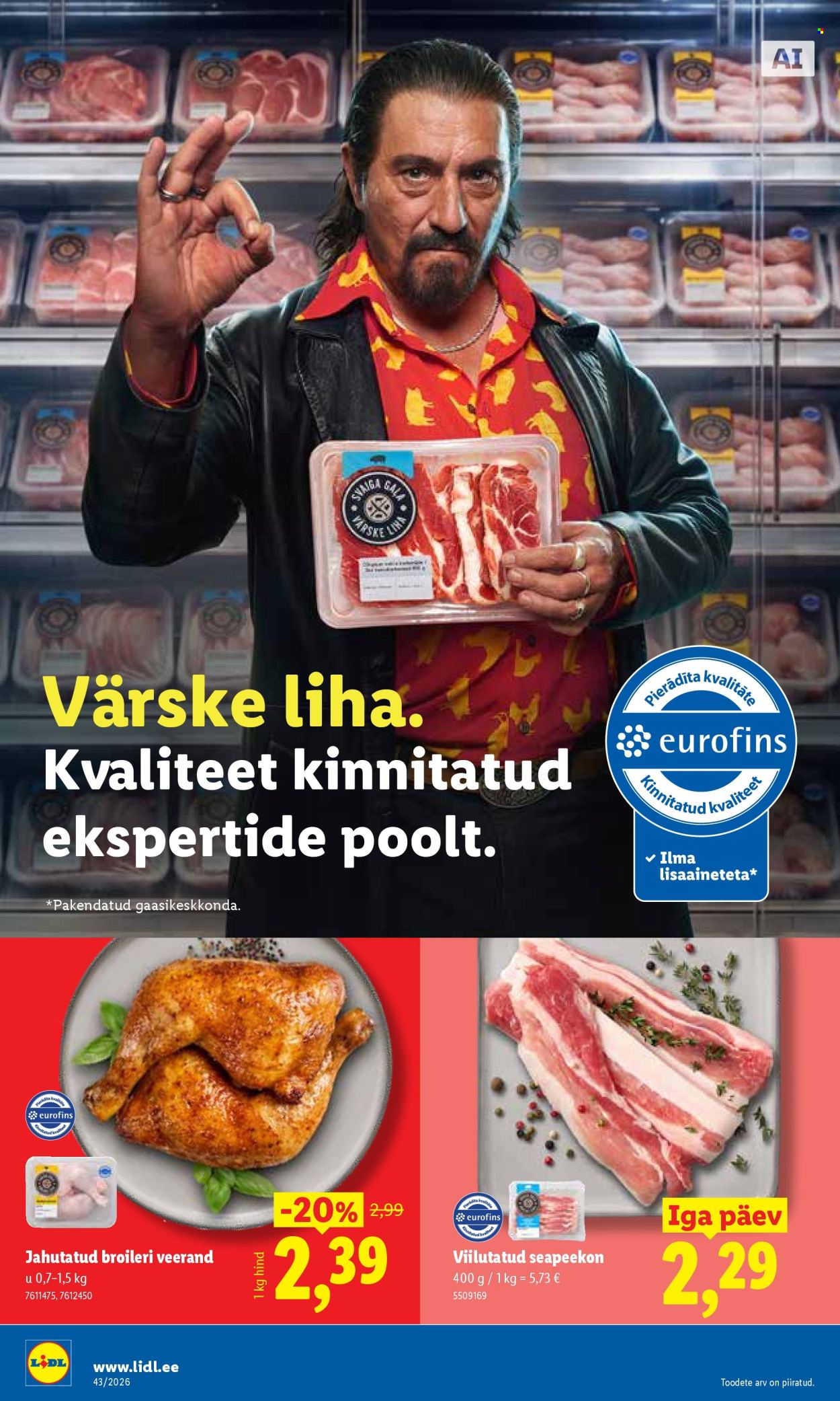 Lidl kliendileht (19.10 - 25.10.2026)