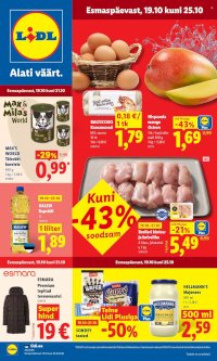 Lidl kliendileht (19.10 - 25.10.2026)
