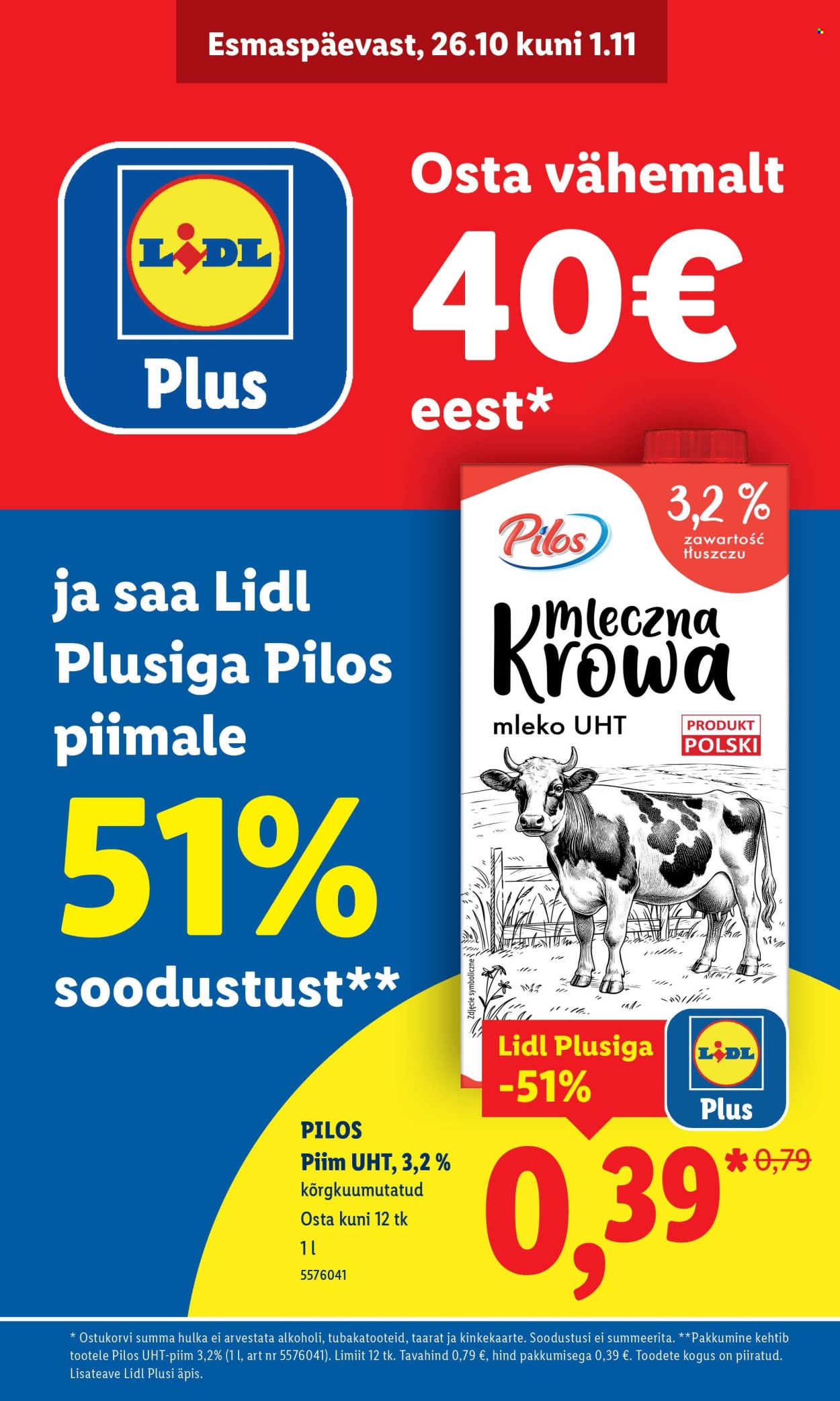 Lidl kliendileht (26.10 - 1.11.2026)