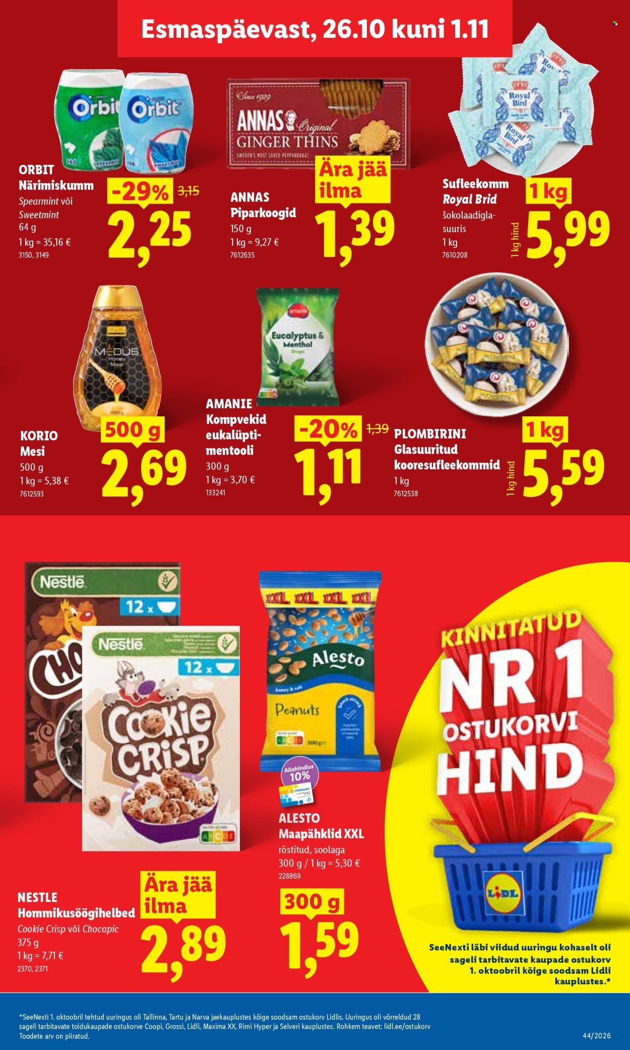 Lidl kliendileht (26.10 - 1.11.2026)