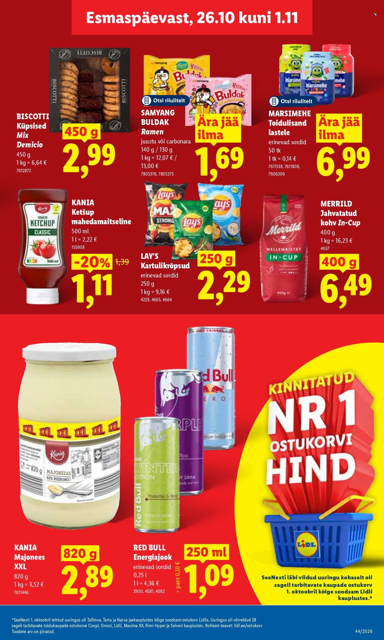 Lidl kliendileht (26.10 - 1.11.2026)