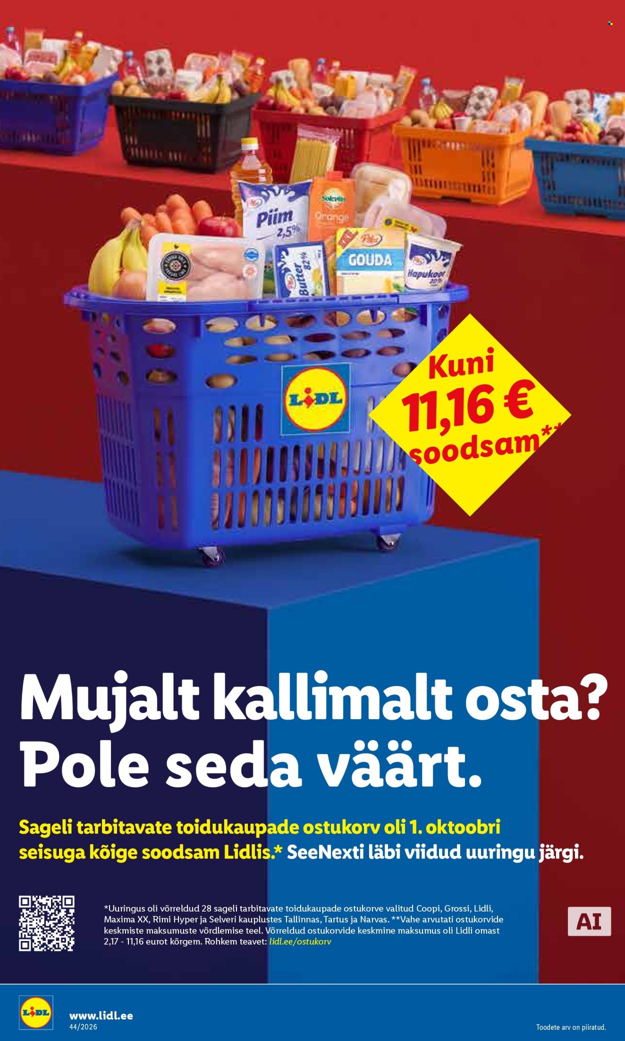 Lidl kliendileht (26.10 - 1.11.2026)