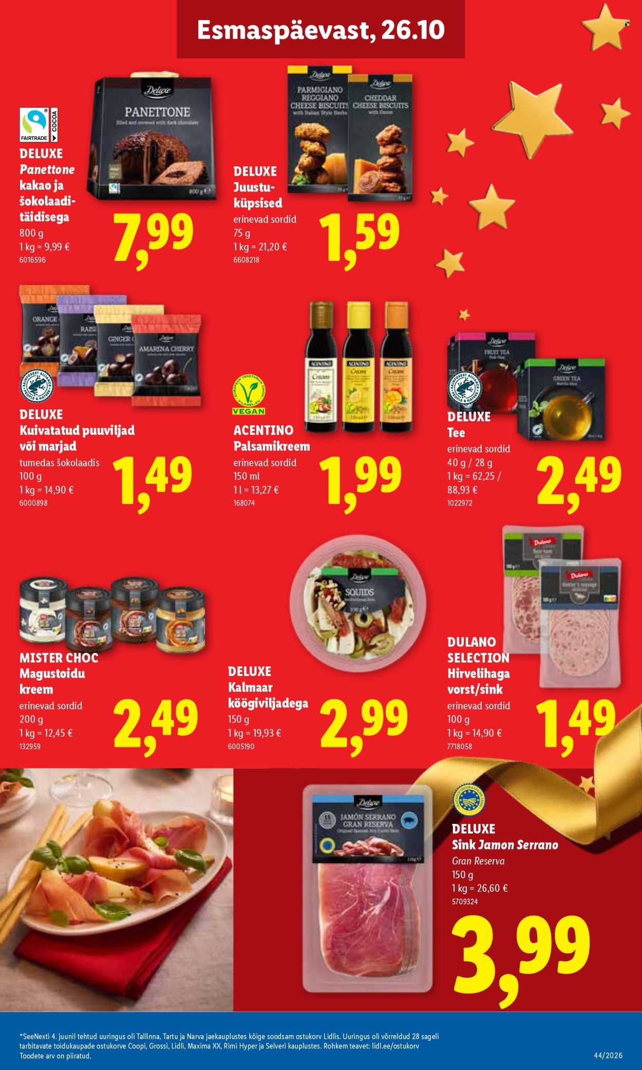Lidl kliendileht (26.10 - 1.11.2026)