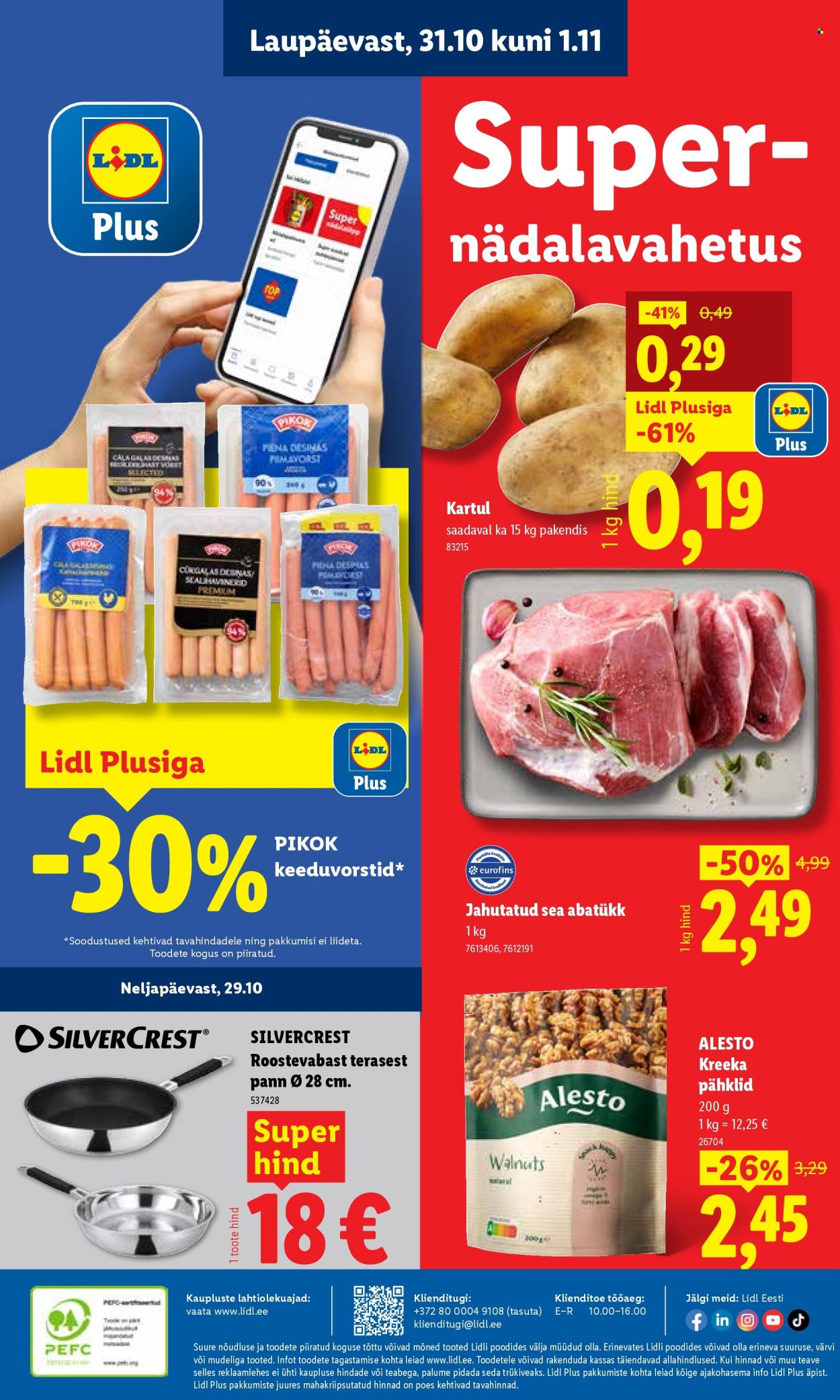 Lidl kliendileht (26.10 - 1.11.2026)