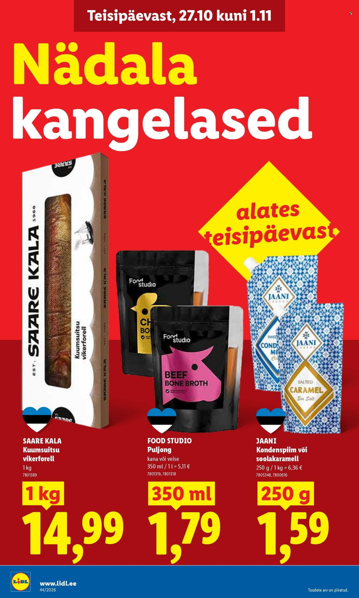 Lidl kliendileht (26.10 - 1.11.2026)